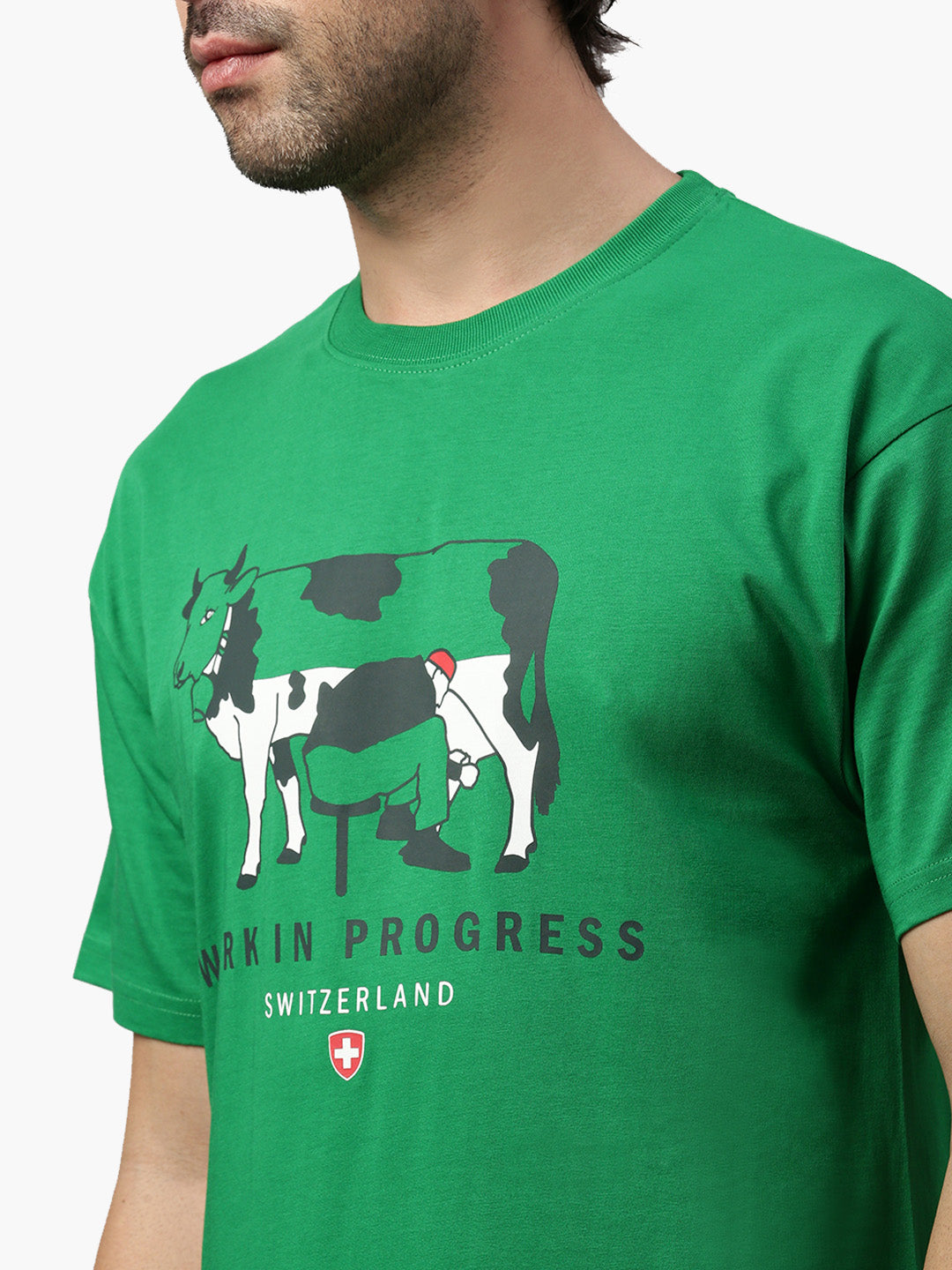 Switcher shirt in progress color/31 green