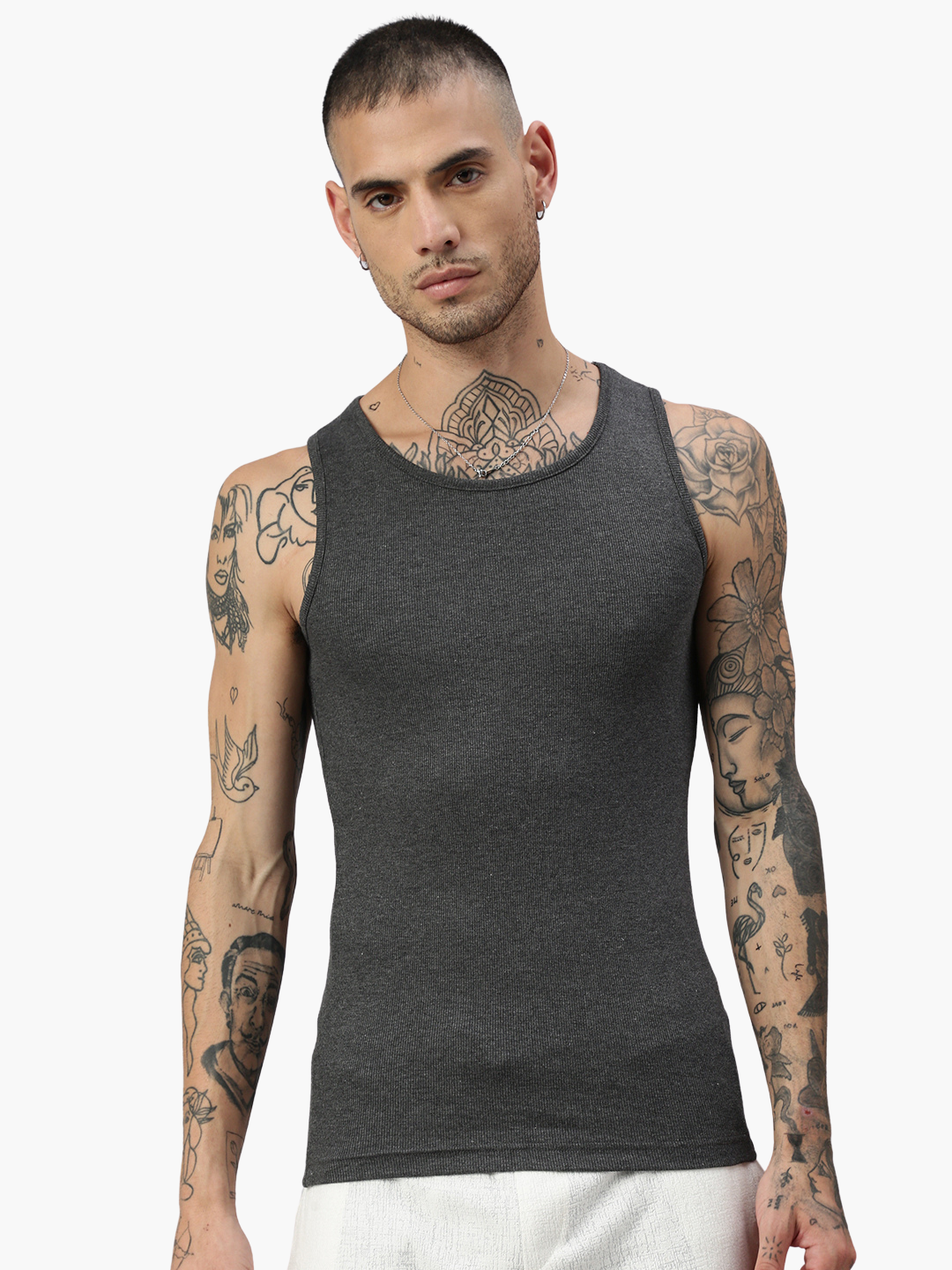 Switcher tank top silvester color/41 noir chine