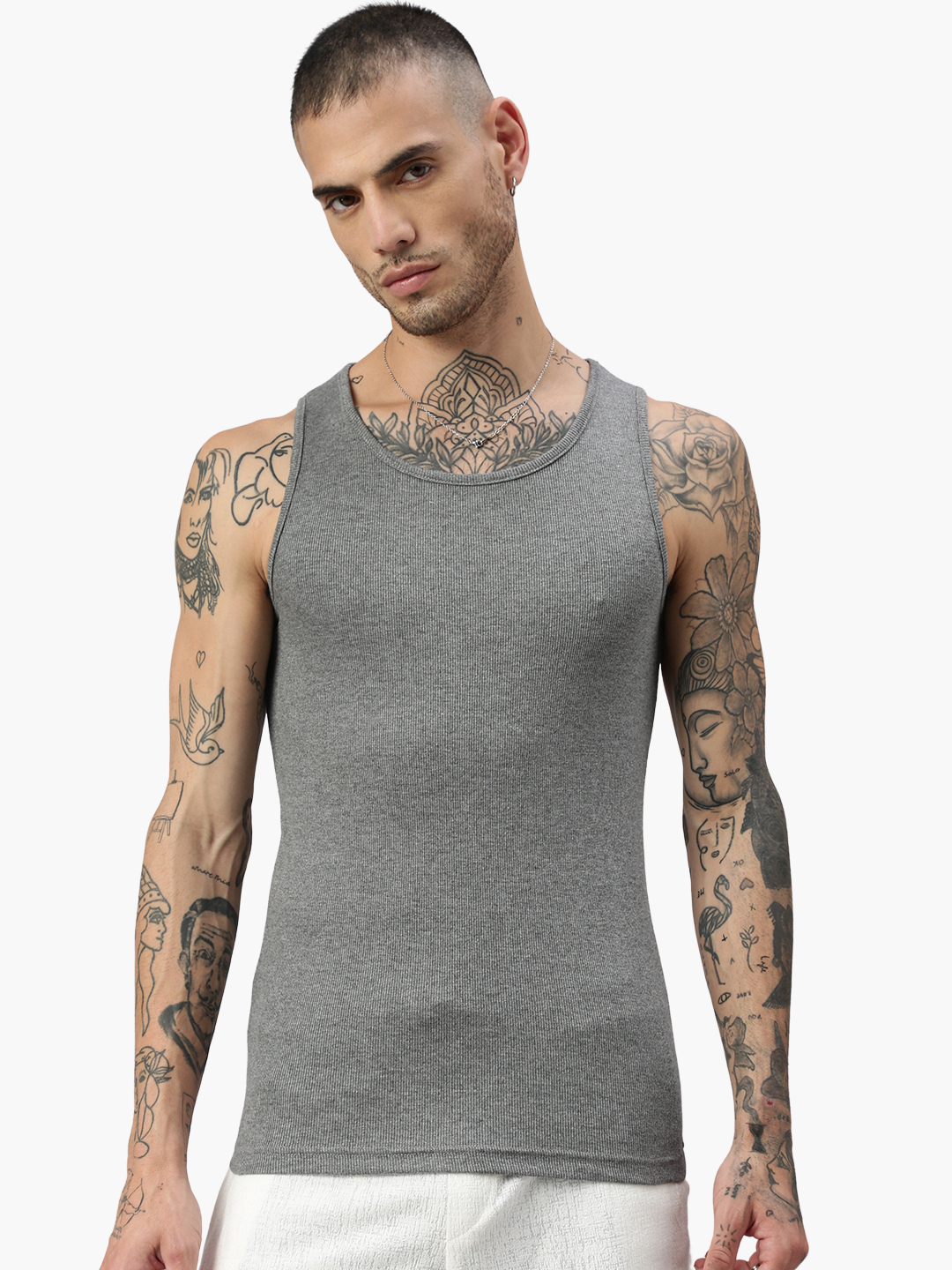 Switcher tank top silvester color/672 ebony chine