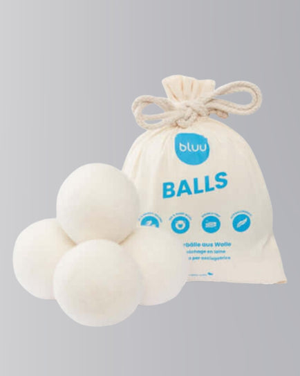 Bluu Trocknerbälle (4 Bälle)