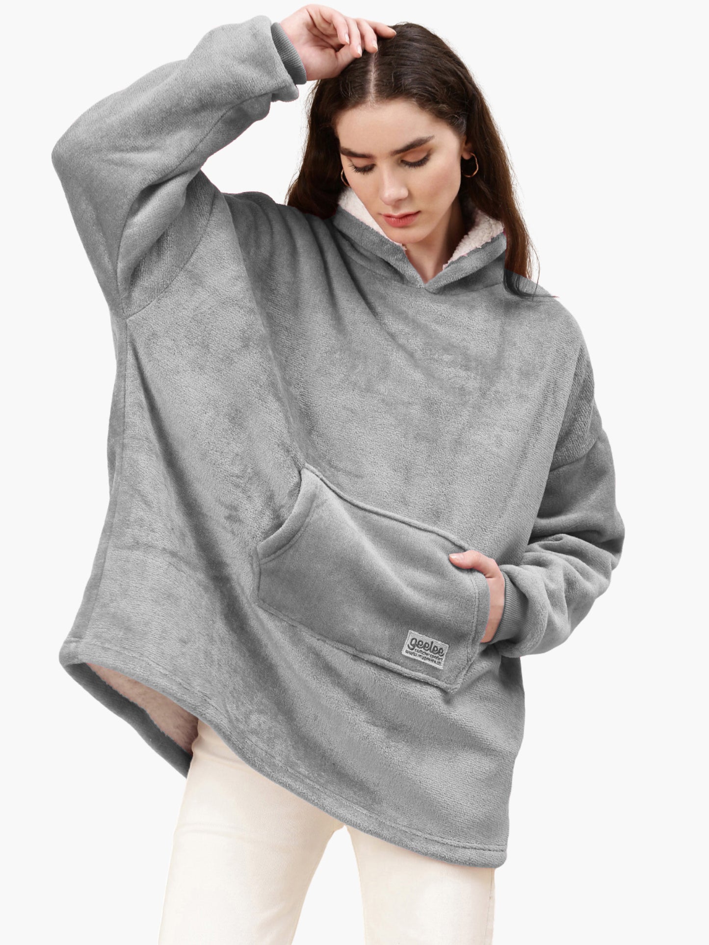 Geelee Plaid – der ultrabequeme Hoodie in Übergrösse