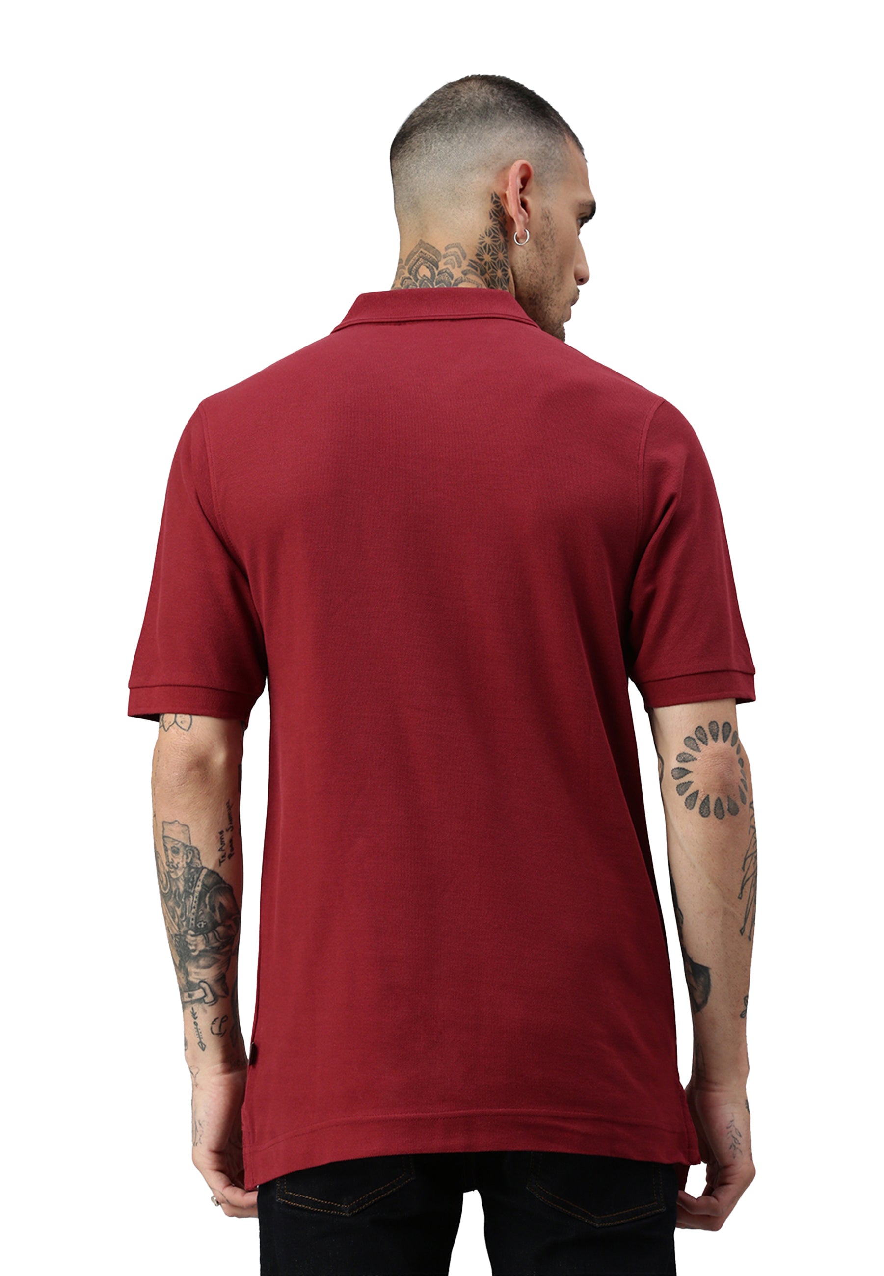 Switcher men's polo john color/burgundy