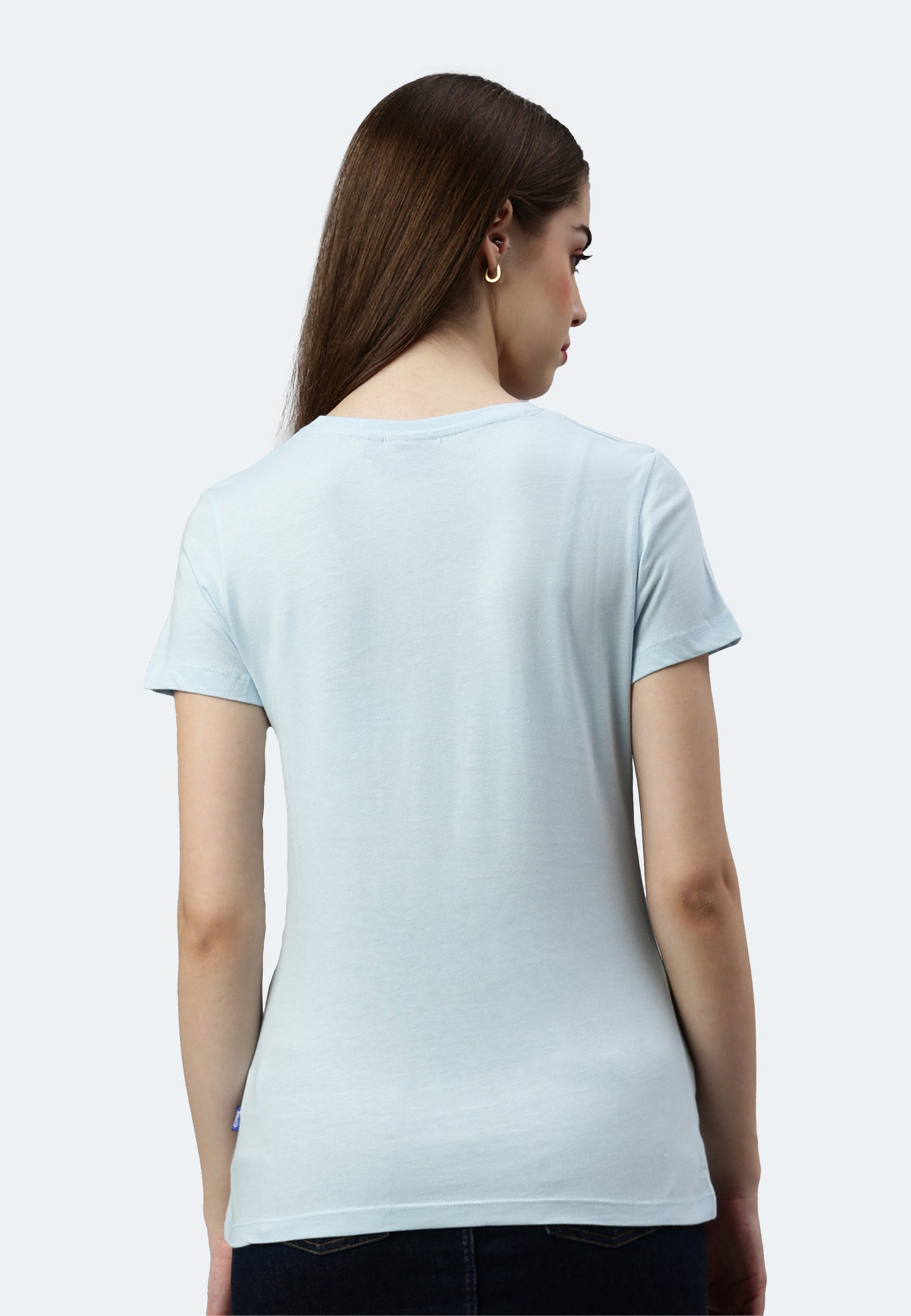 Switcher shirt Lady whale color/204 blue angel