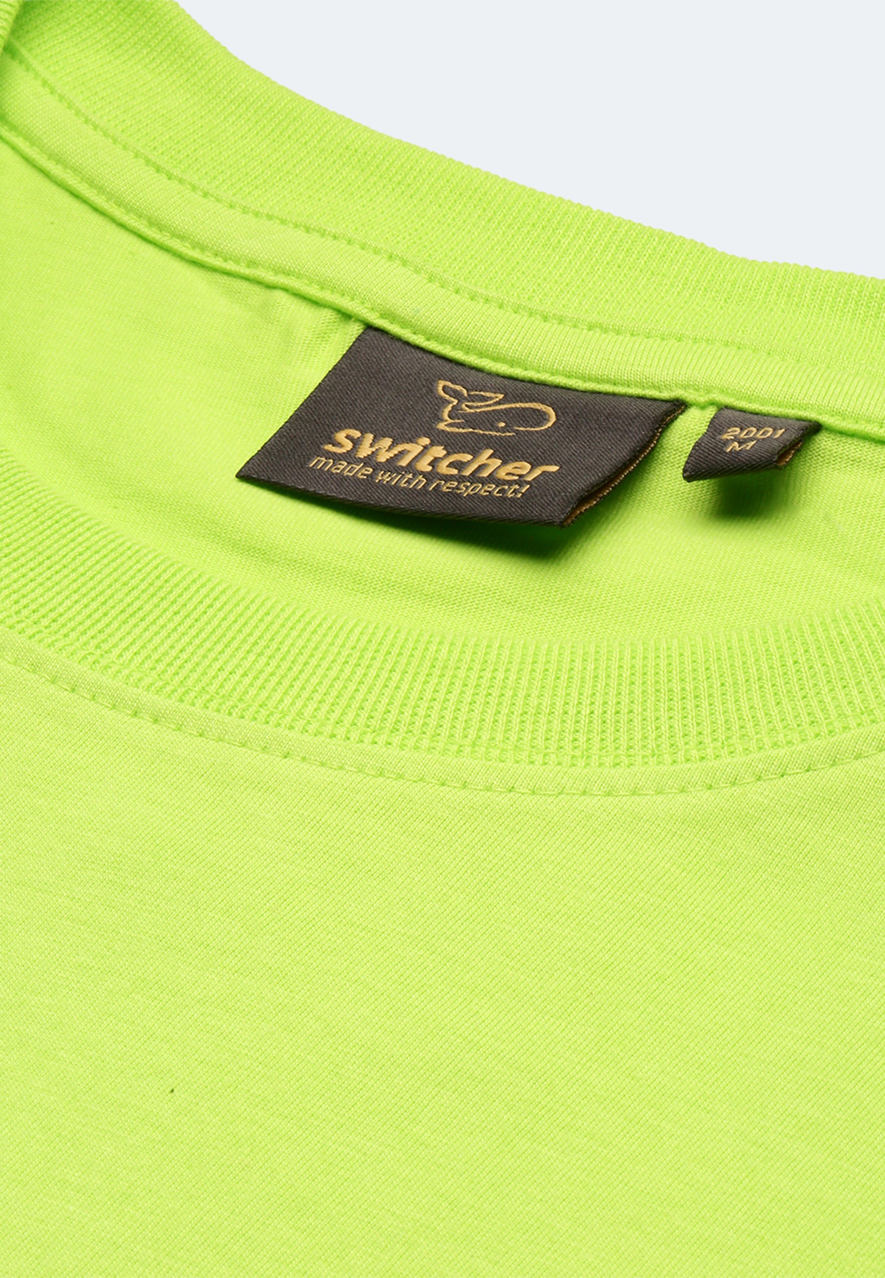Switcher men's shirt Bob color/limette