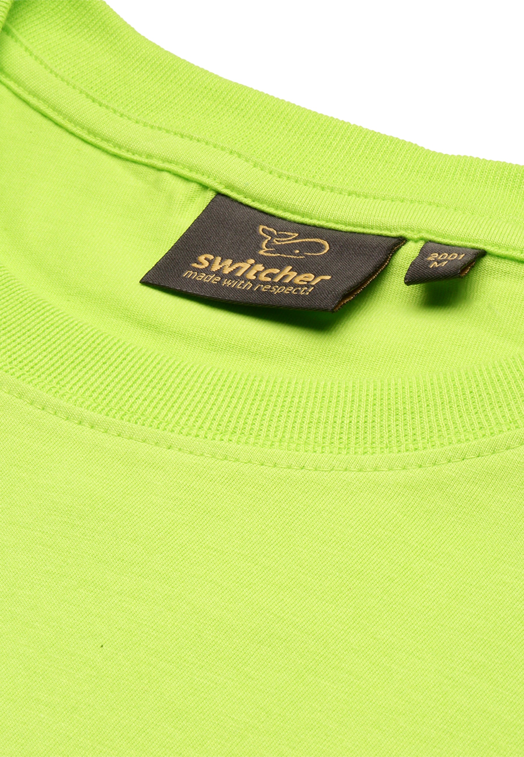 Switcher men's shirt Bob color/limette