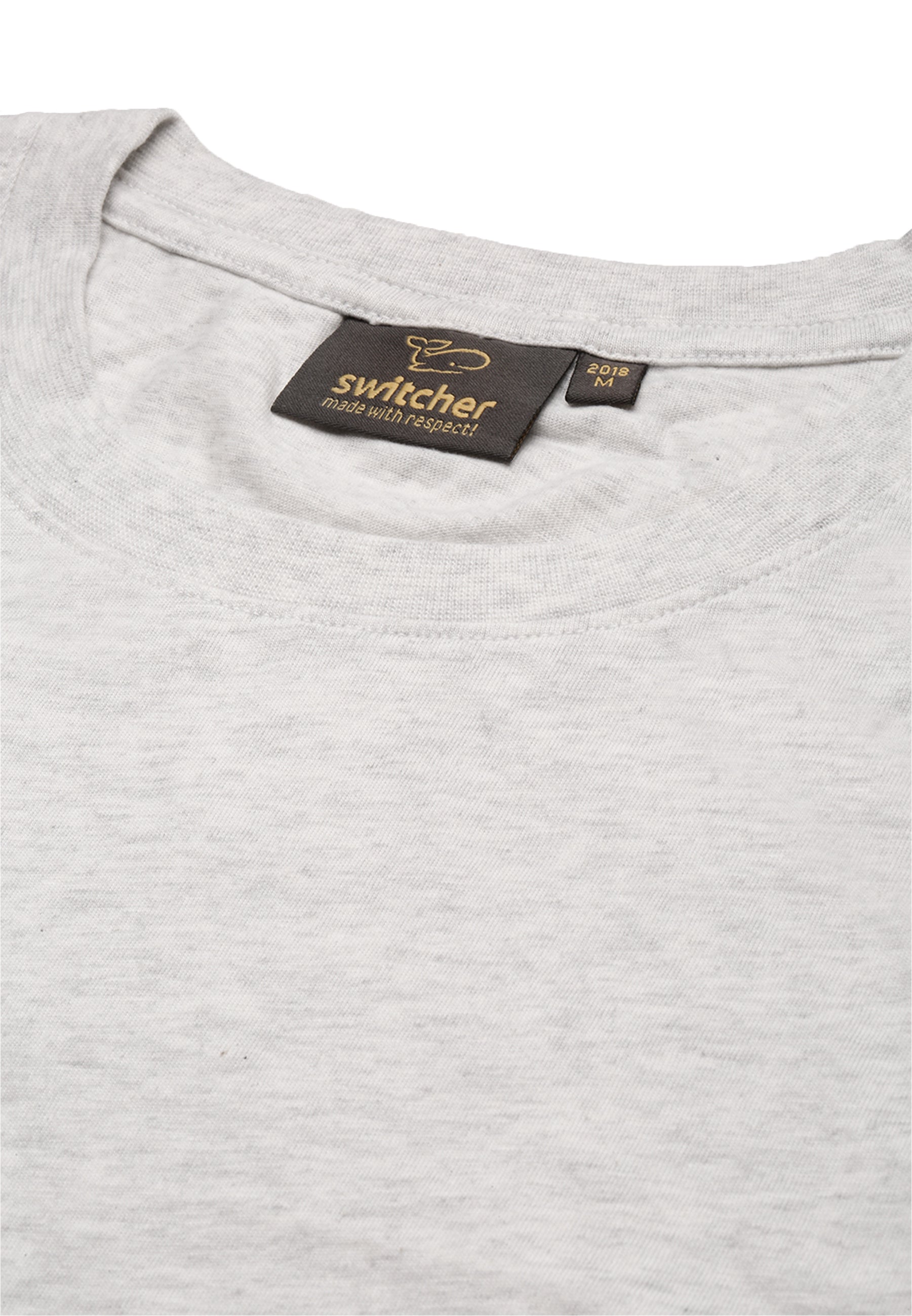 Switcher unisex shirt bob II color/blanc chine