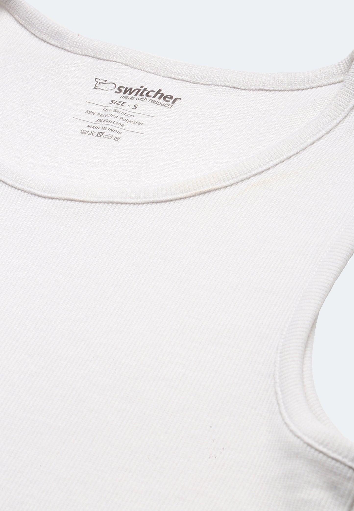 Switcher tank top silvester color/1 blanc