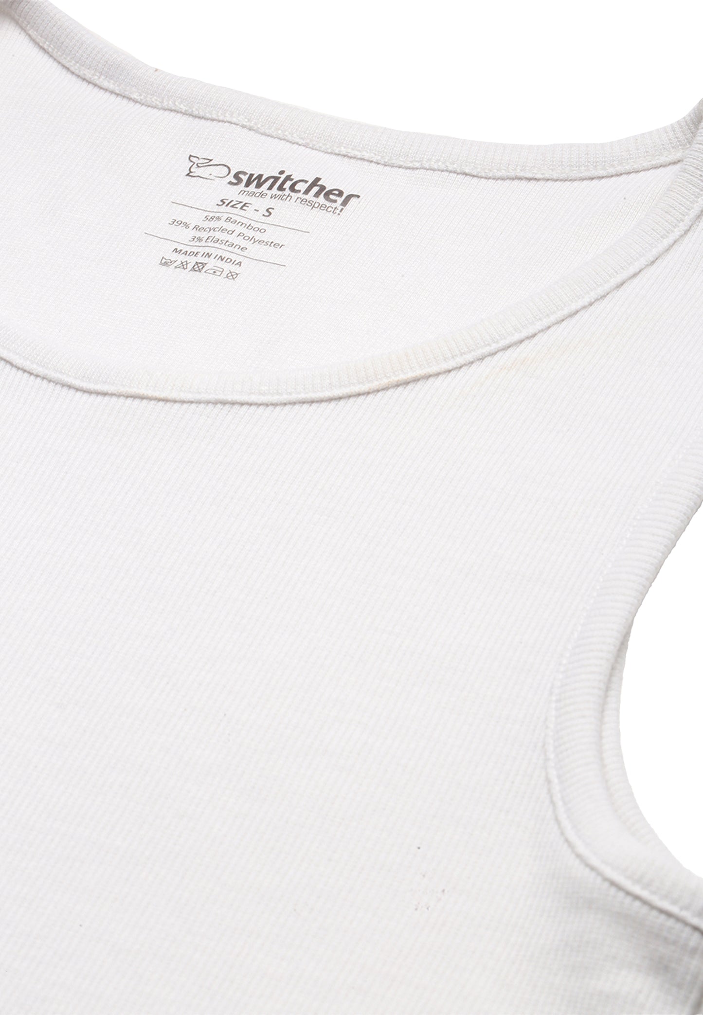 Switcher tank top silvester color/1 blanc