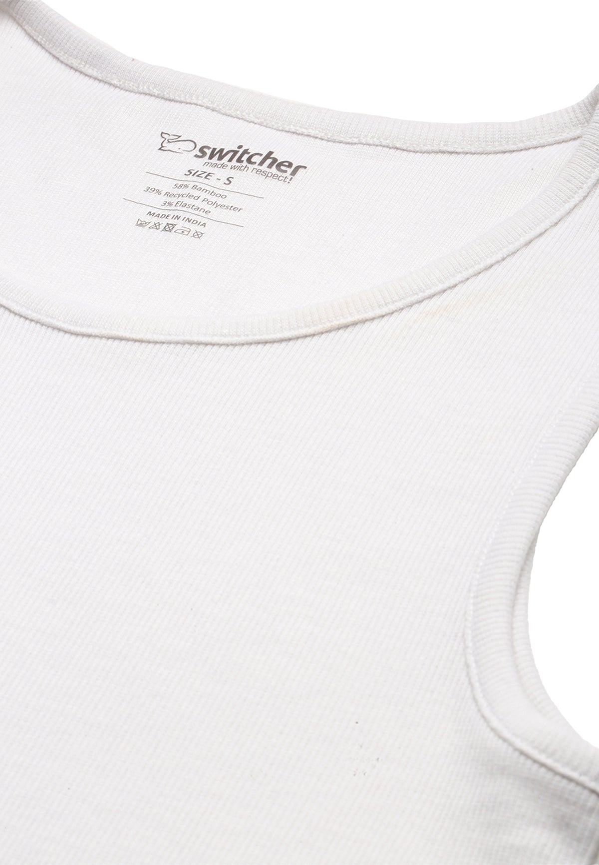 Canotta Switcher silvester colore/1 blanc