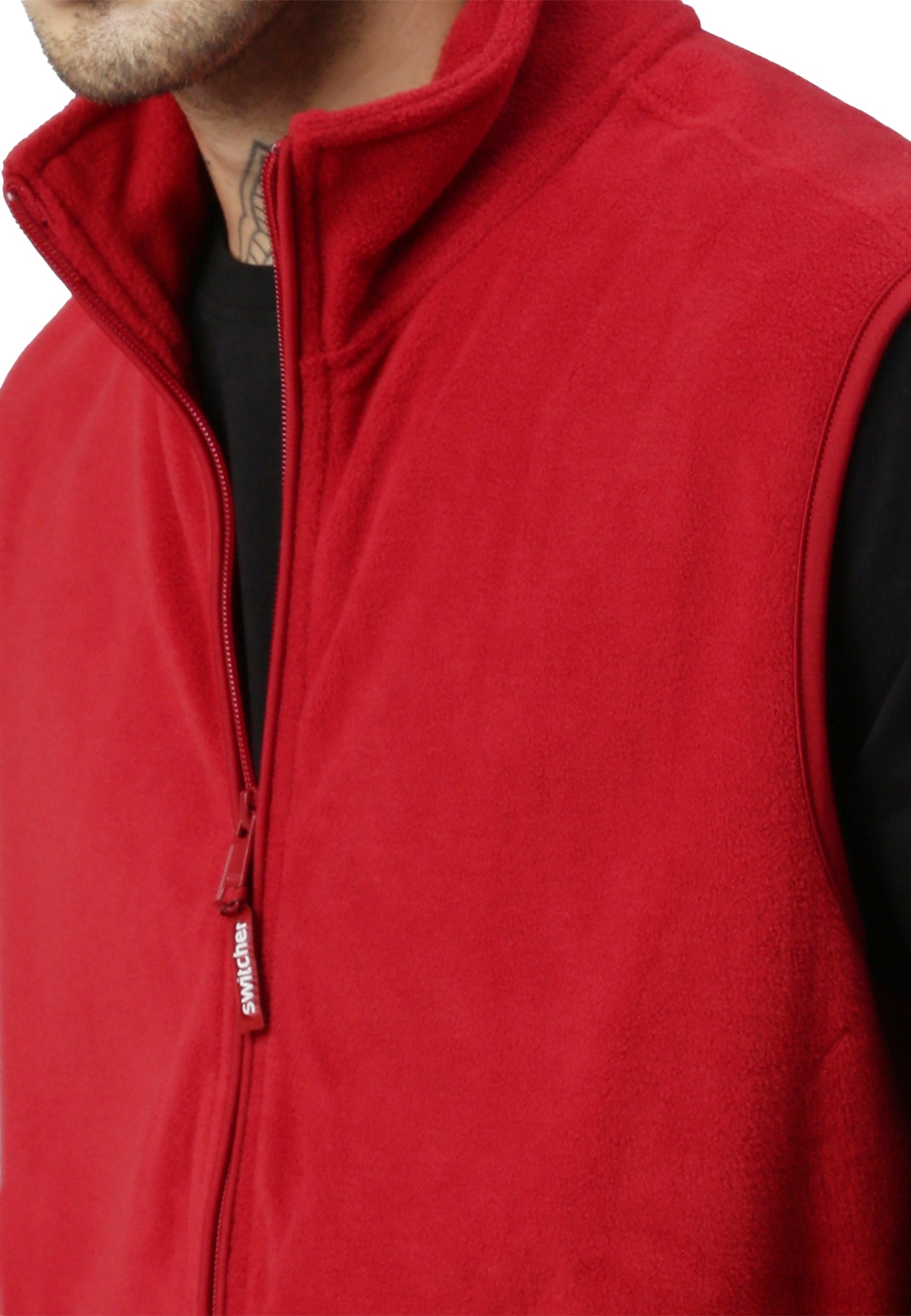 Switcher fleece cortina color/10 rouge