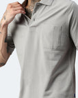 Switcher pocket polo whale color/402 gris foncé