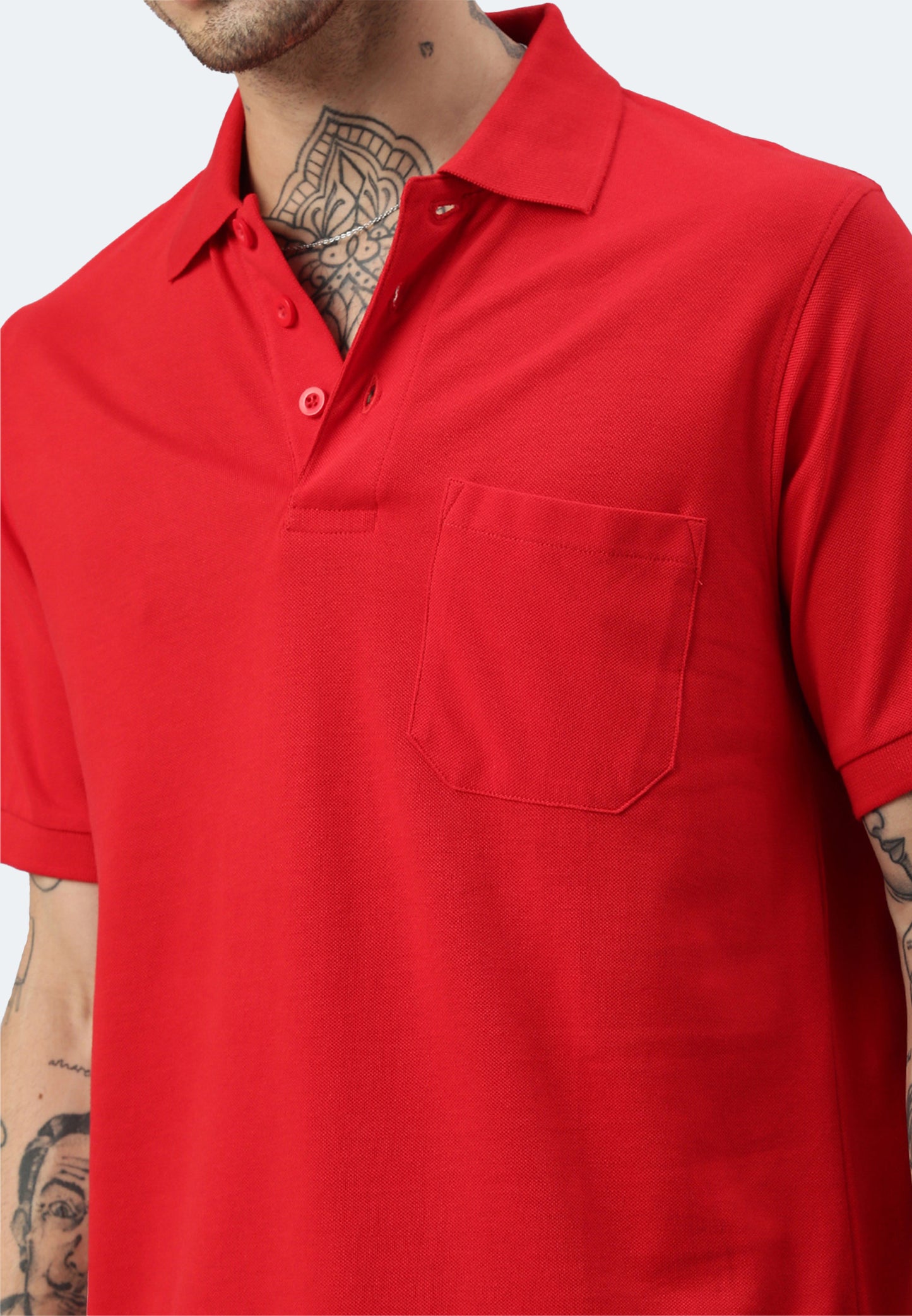 Switcher pocket polo whale color/10 rouge