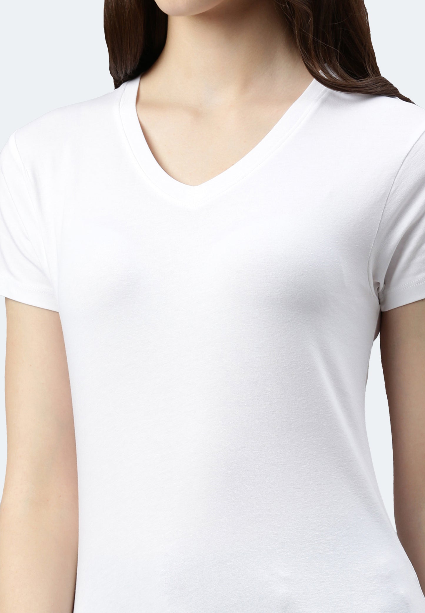 2er-Pack Stretch T-Shirt V-Neck Giorgia