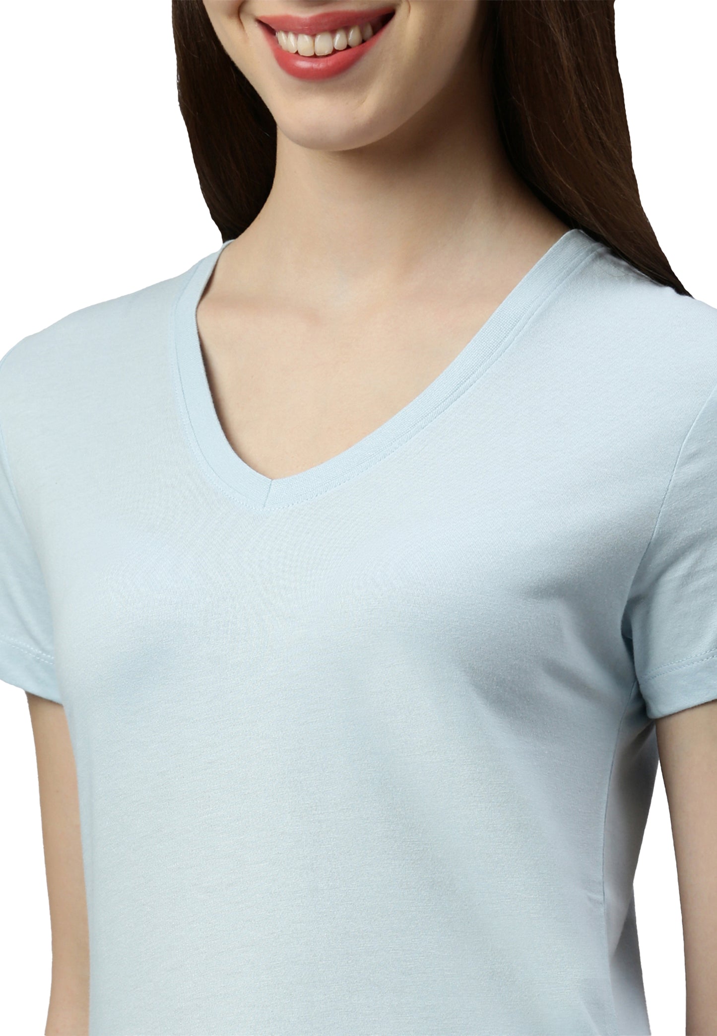 Switcher shirt Lady whale color/204 blue angel