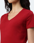 Switcher shirt Lady whale color/107 ketchup