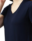 Switcher shirt Lady whale color/20 marine