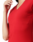 Switcher shirt Lady whale color/10 rouge