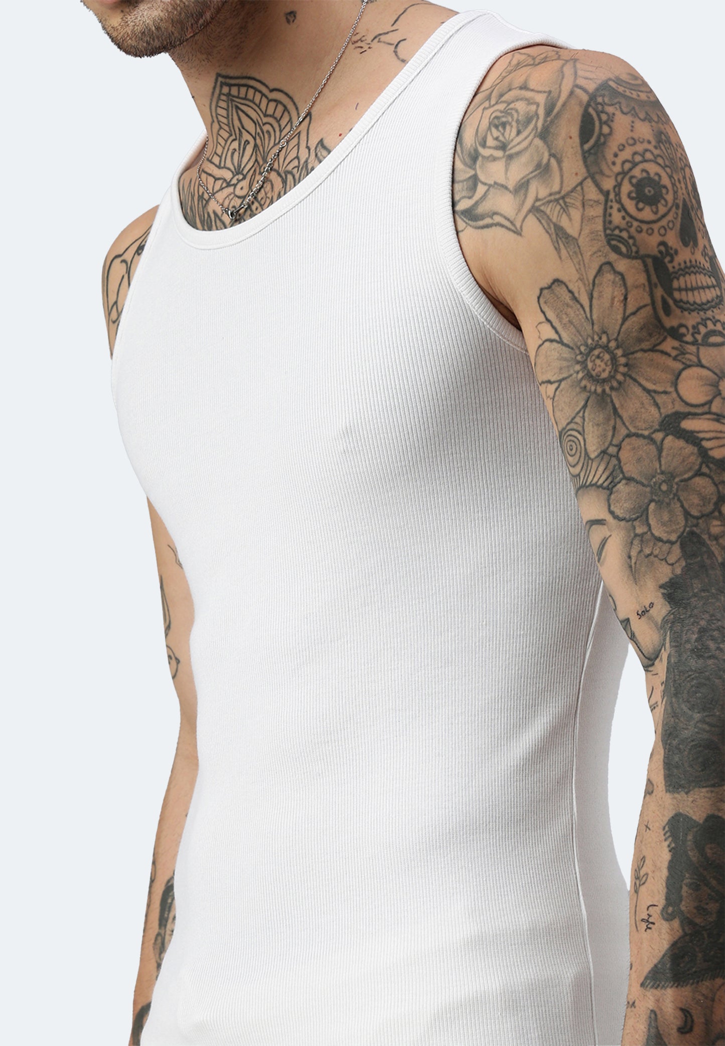Switcher tank top silvester color/1 blanc