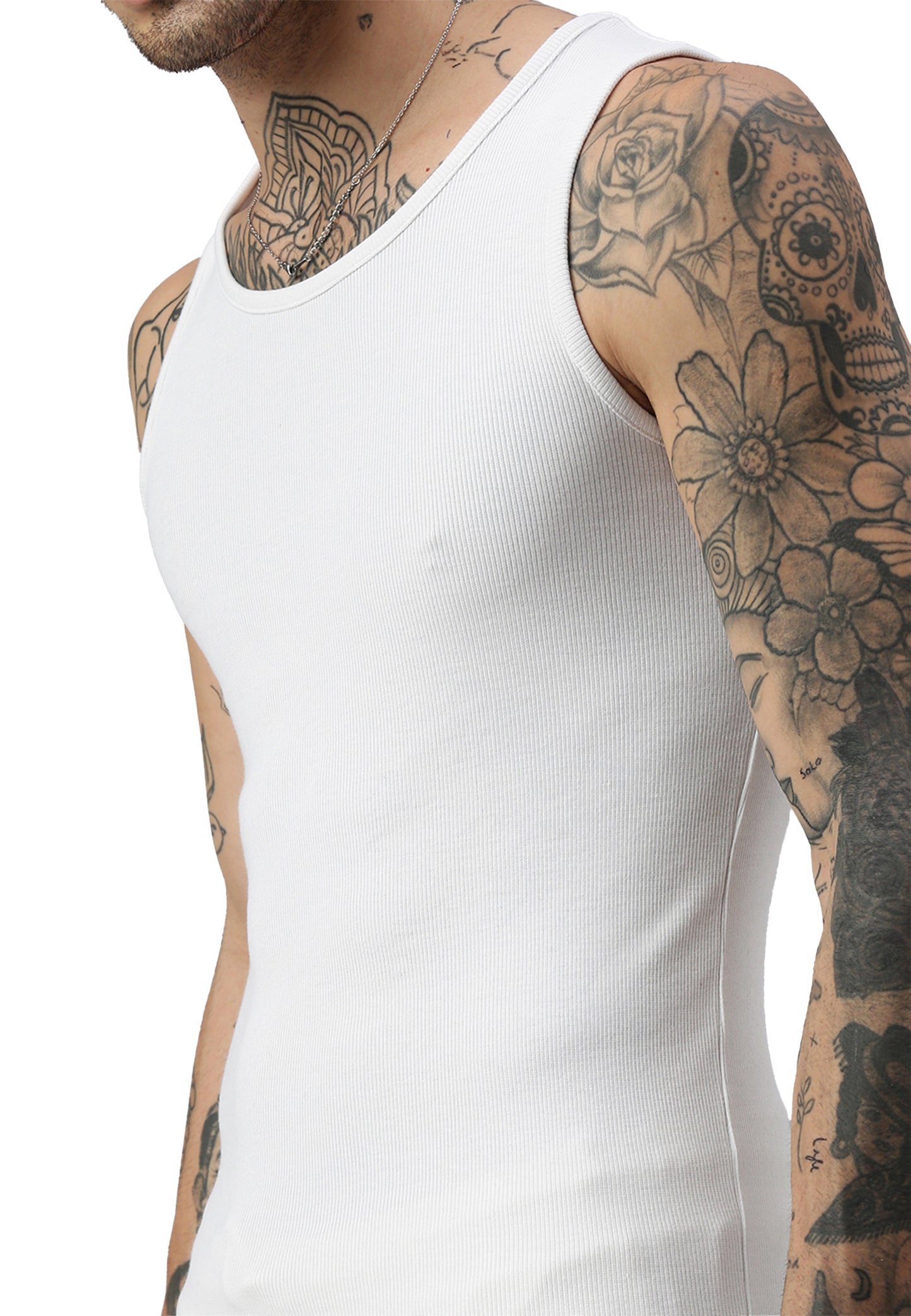 Switcher tank top silvester color/1 blanc