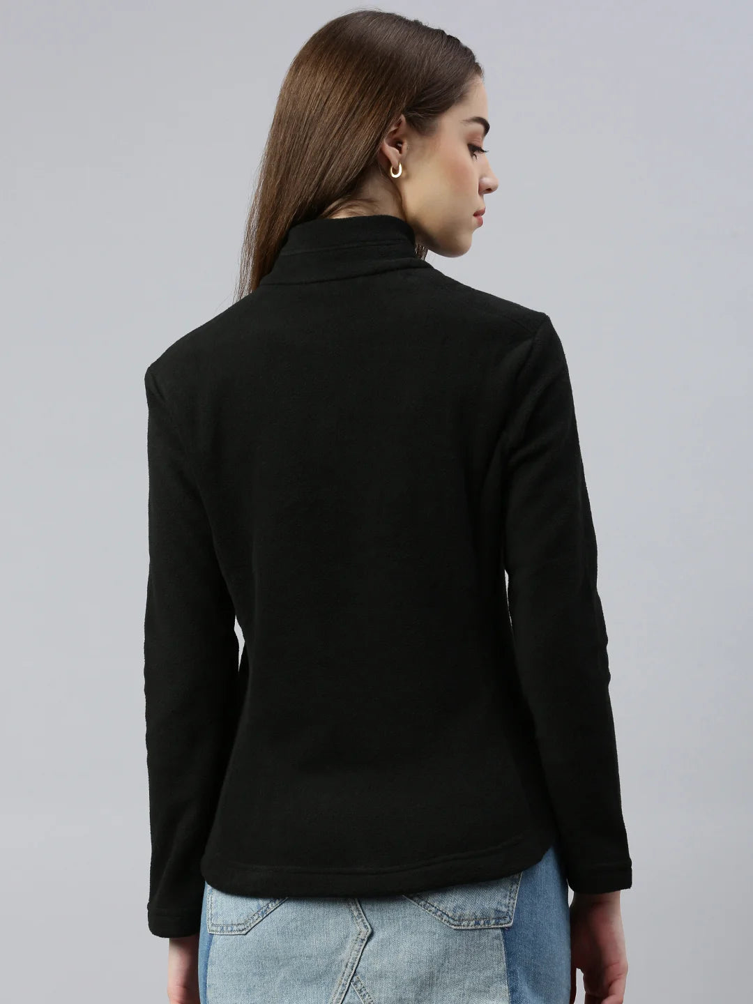 frauen-montreal-polyester-fleece-jacke-blanc-casse-back 40 Noir