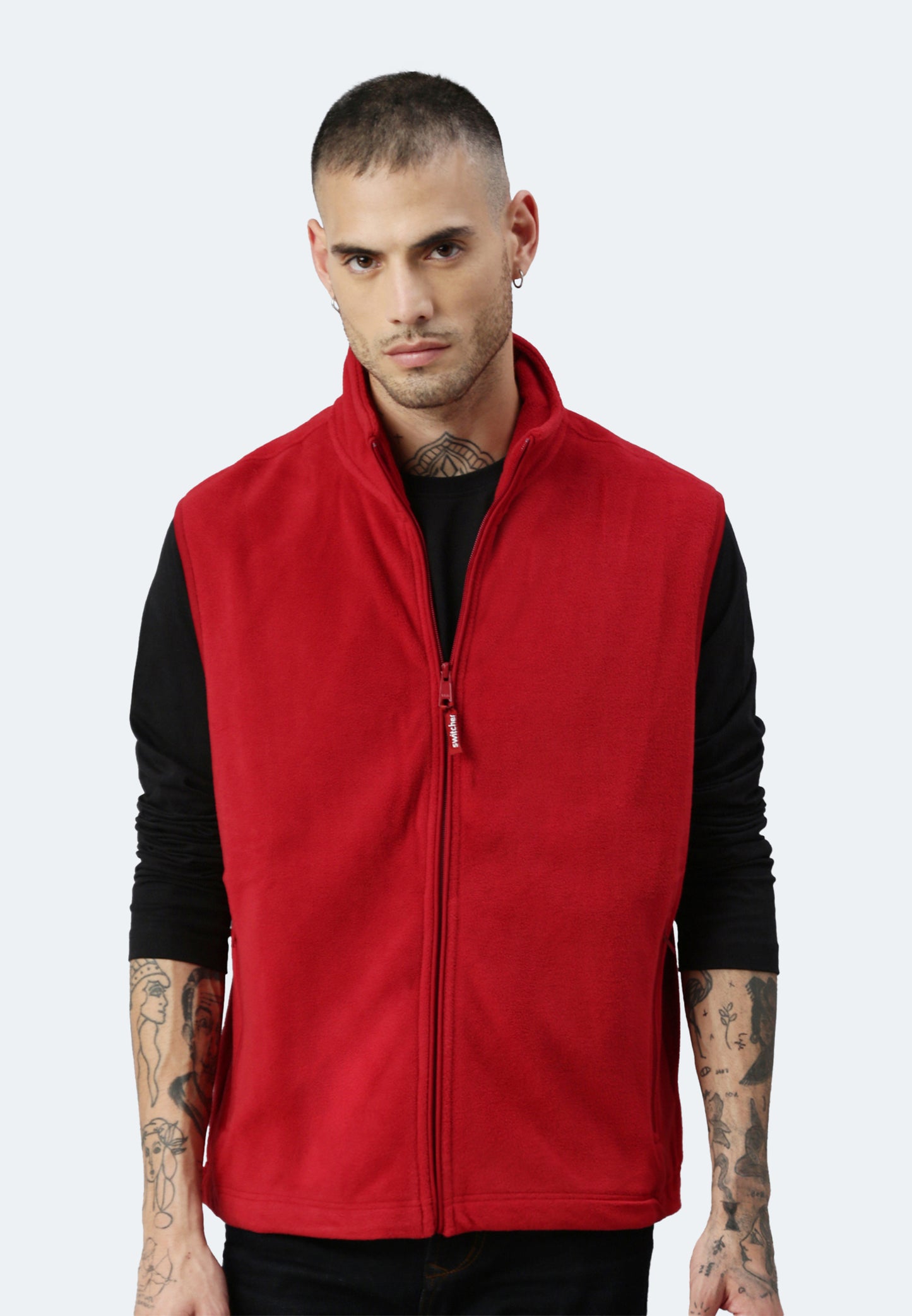 Switcher fleece cortina color/10 rouge