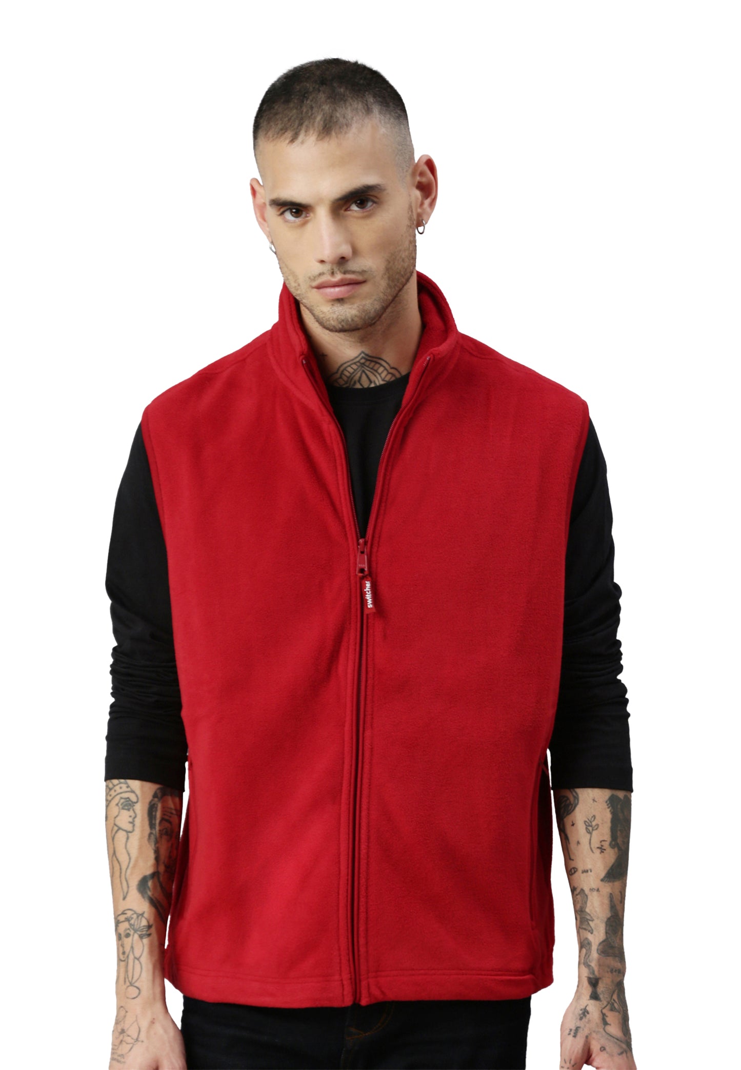 Switcher fleece cortina color/10 rouge