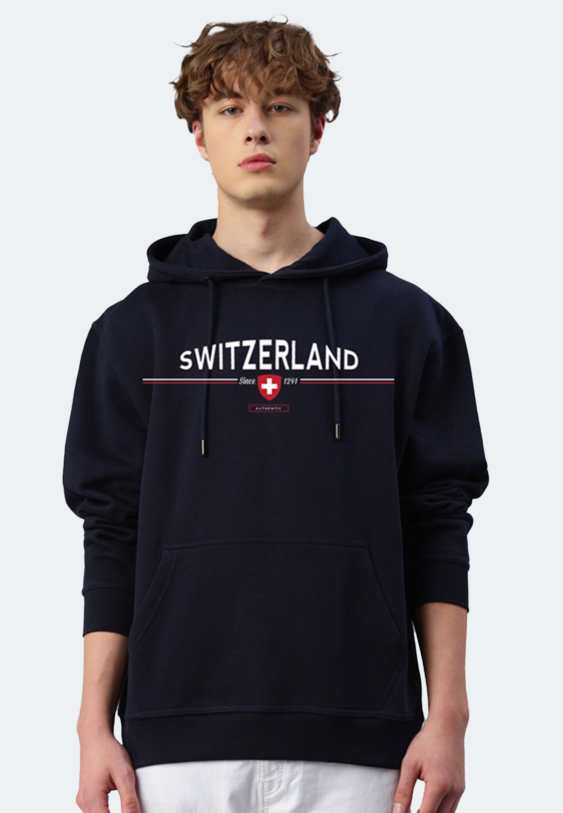 Switcher hoodie men Switzerland Premium color/20 marine