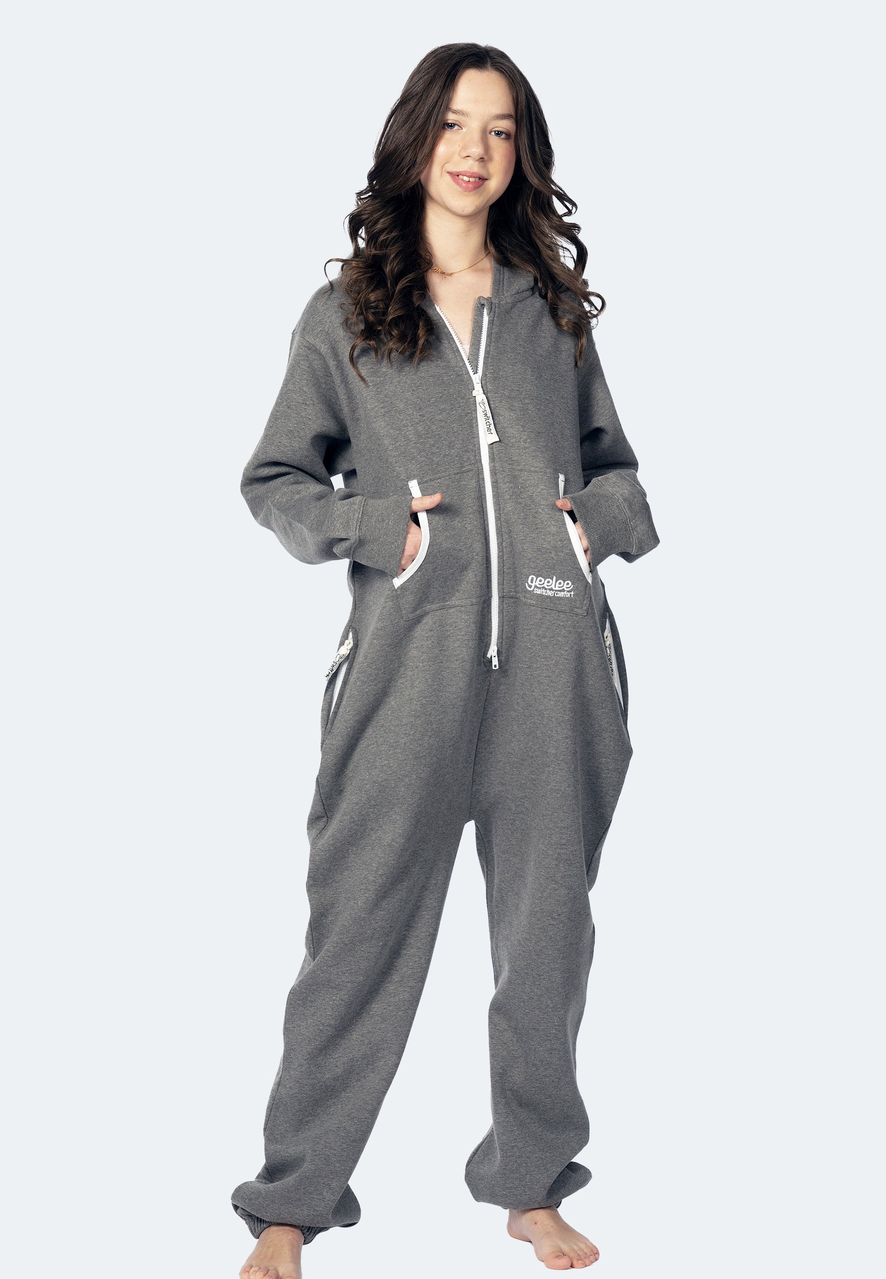 Switcher jumpsuit geelee kids jumpsuit color/672 ebony chine