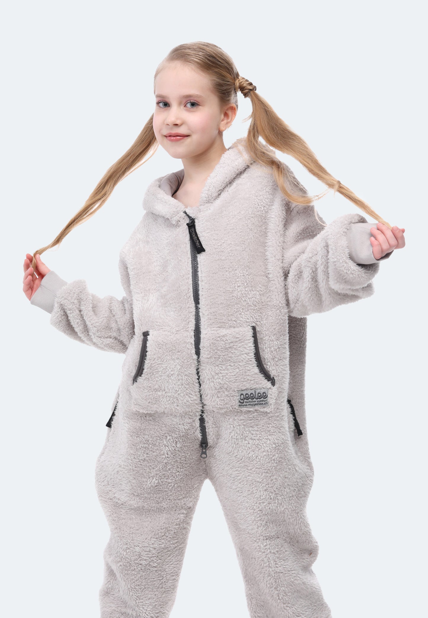 Switcher jumpsuit geelee bear kids jumpsuit color/42 gris chine