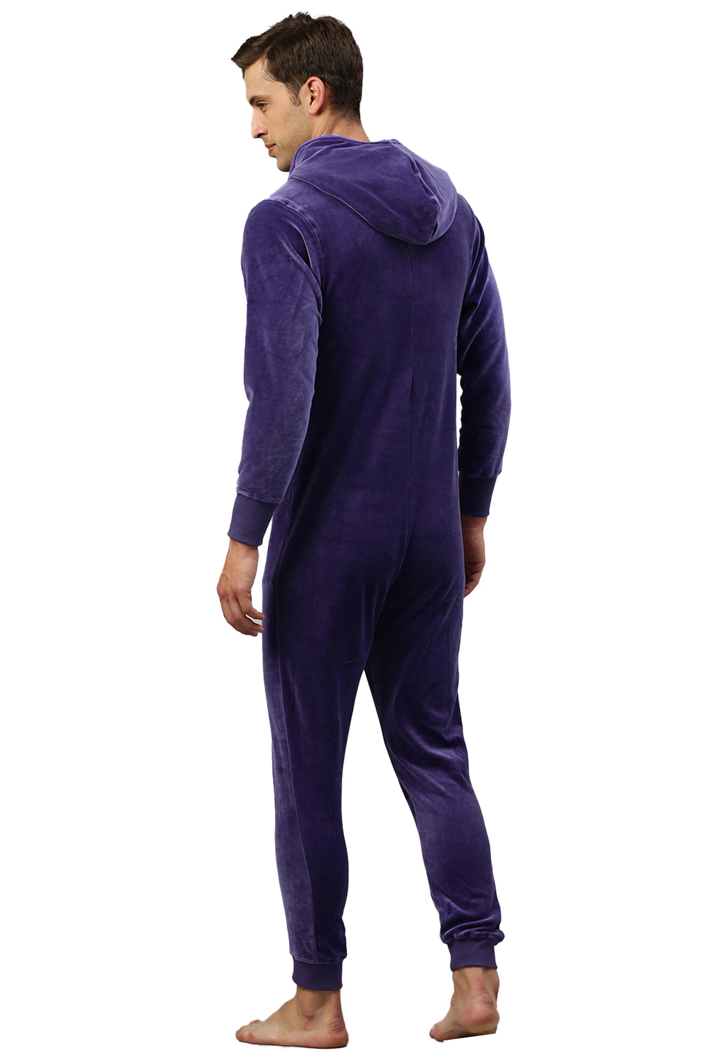 Switcher jumpsuit geeleevelvet color/734 violine
