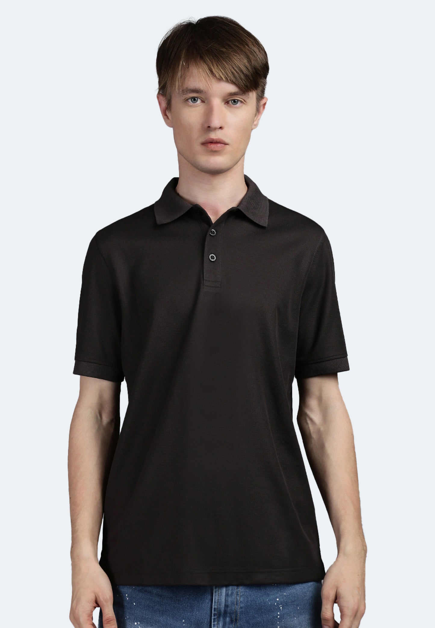 Switcher men's polo sammy color/410 arsenic
