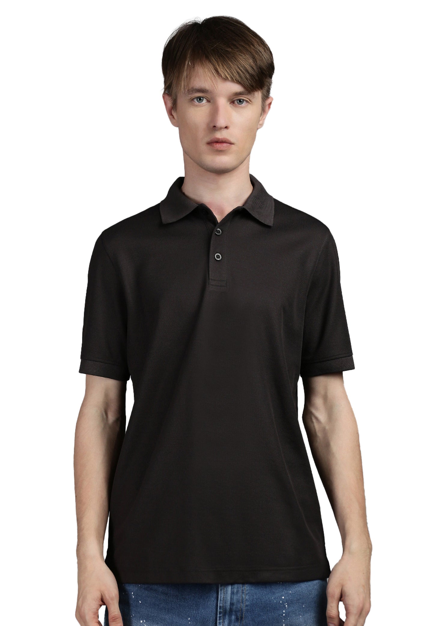 Switcher men's polo sammy color/410 arsenic