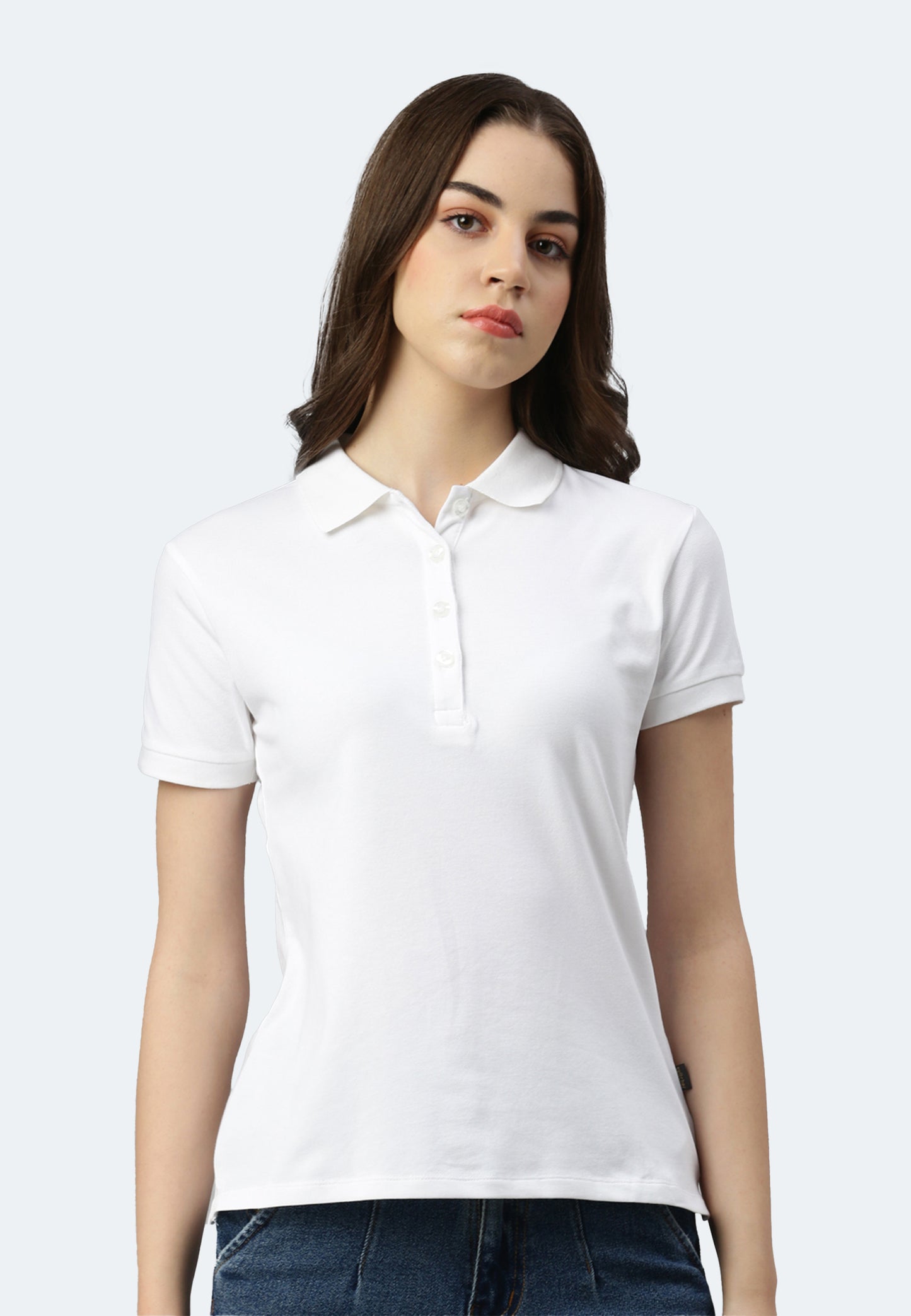 Switcher Lady polo stacy color/1 blanc