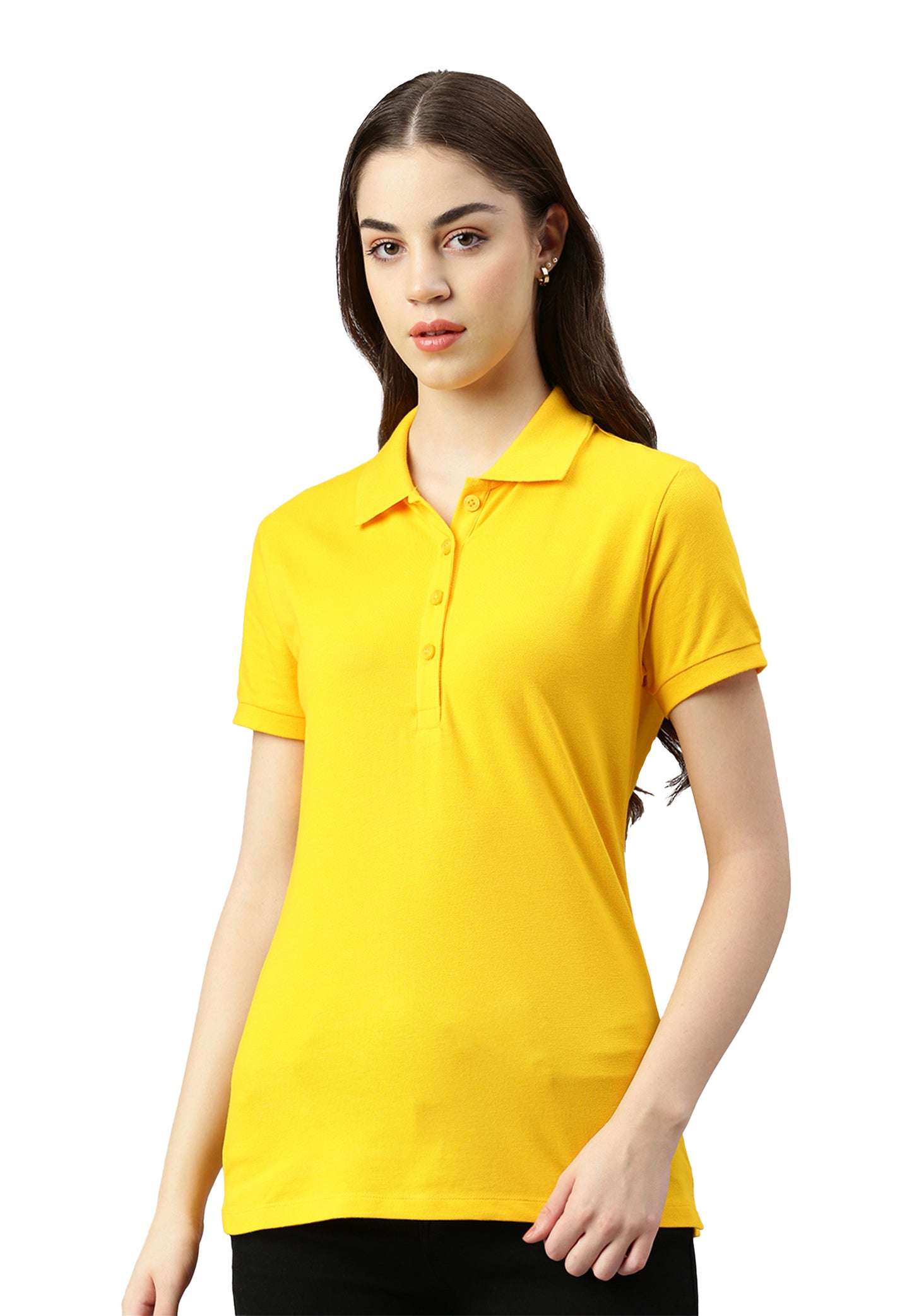 Switcher Lady polo stacy color/53 jaune