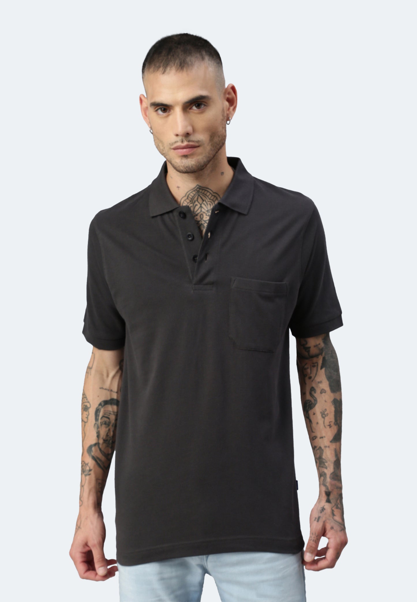 Switcher pocket polo whale color/410 arsenic