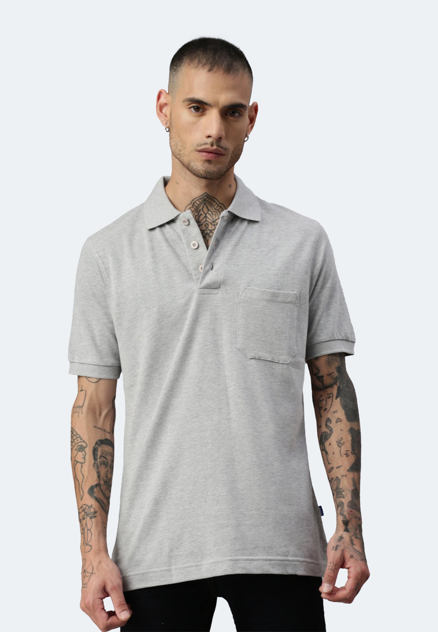 Switcher pocket polo whale color/42 gris chine