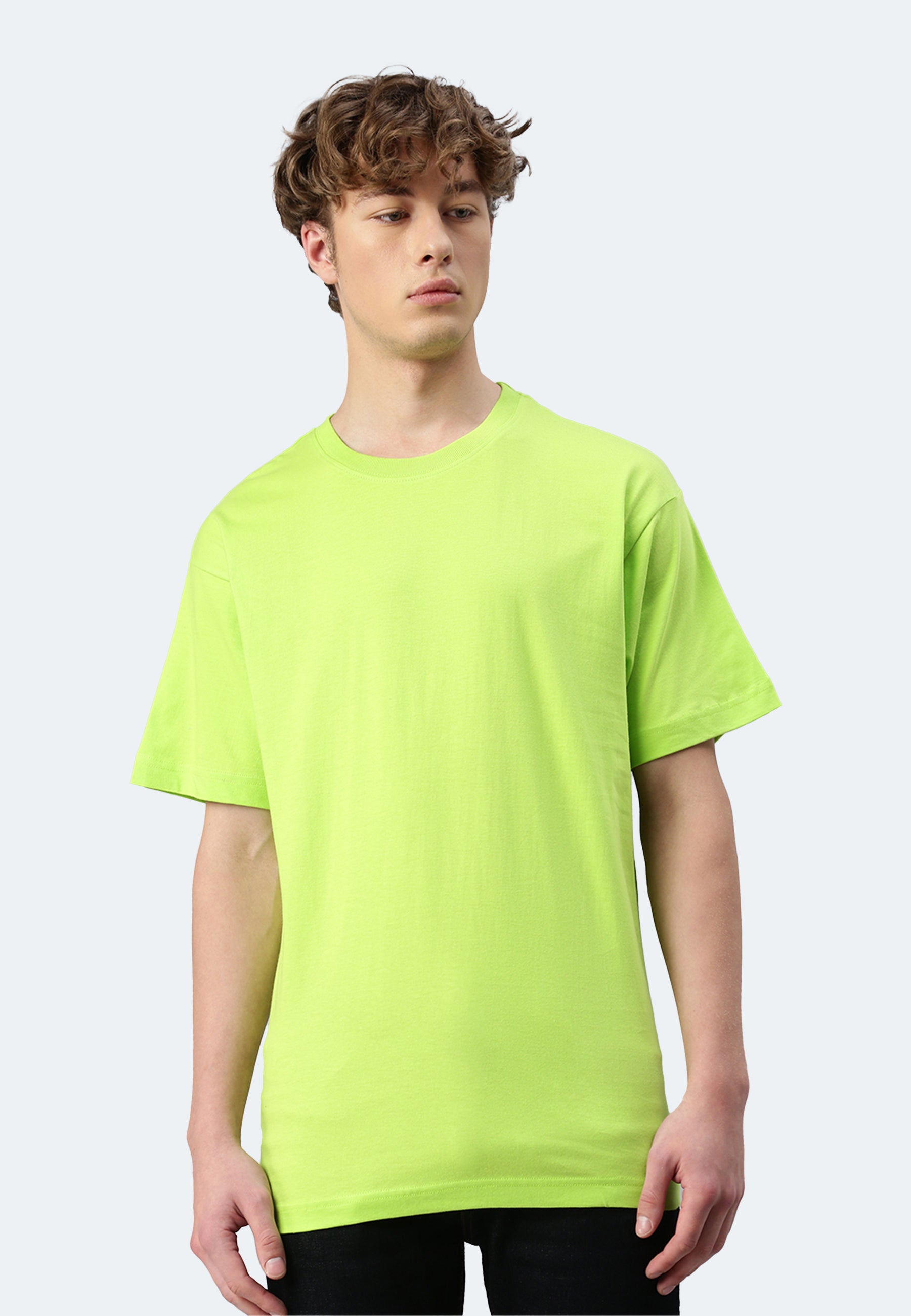 Switcher men's shirt Bob color/limette