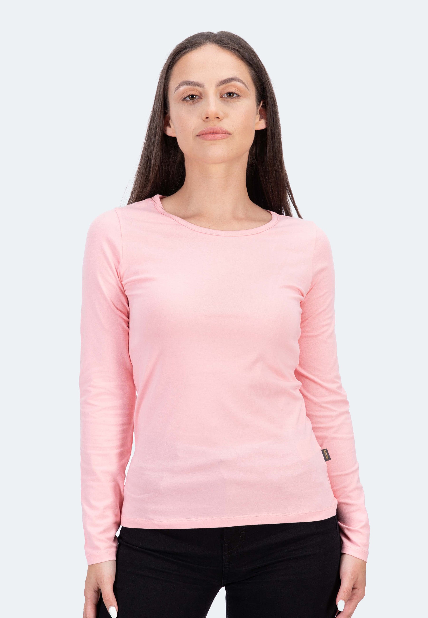 Stretch Langarm-T-Shirt Liliane