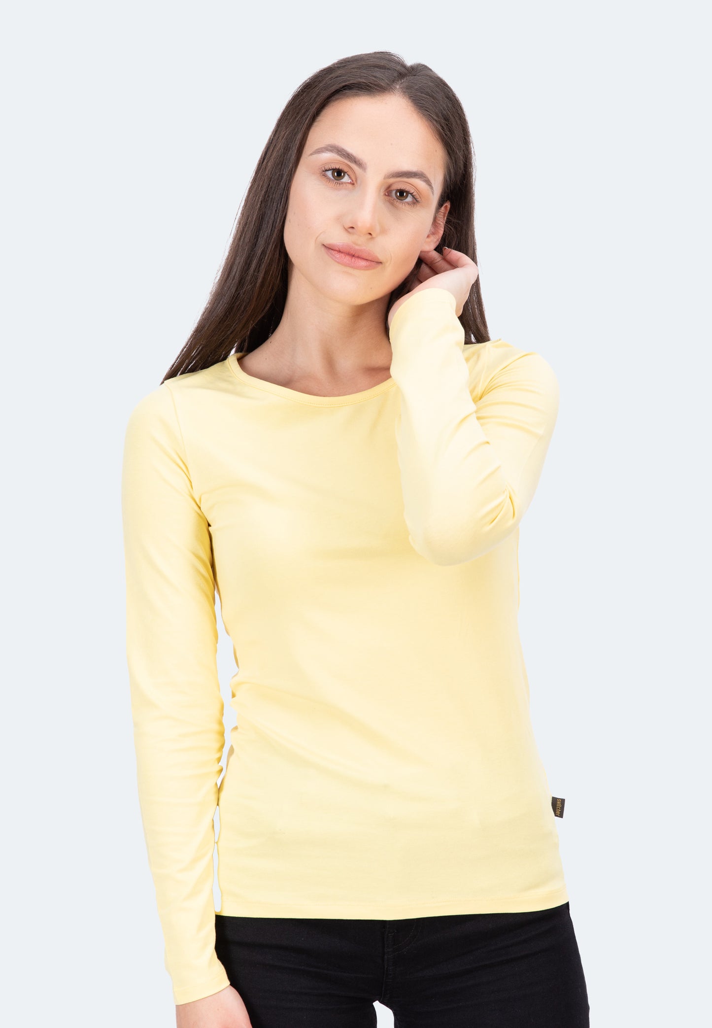 Stretch Langarm-T-Shirt Liliane