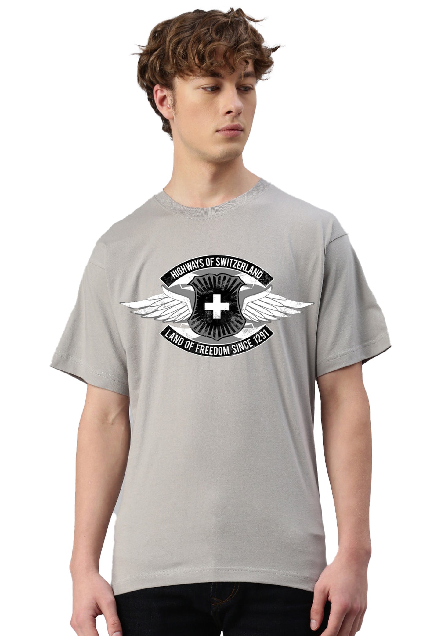 Switcher shirt Highways of Switzerland color/402 gris fonce