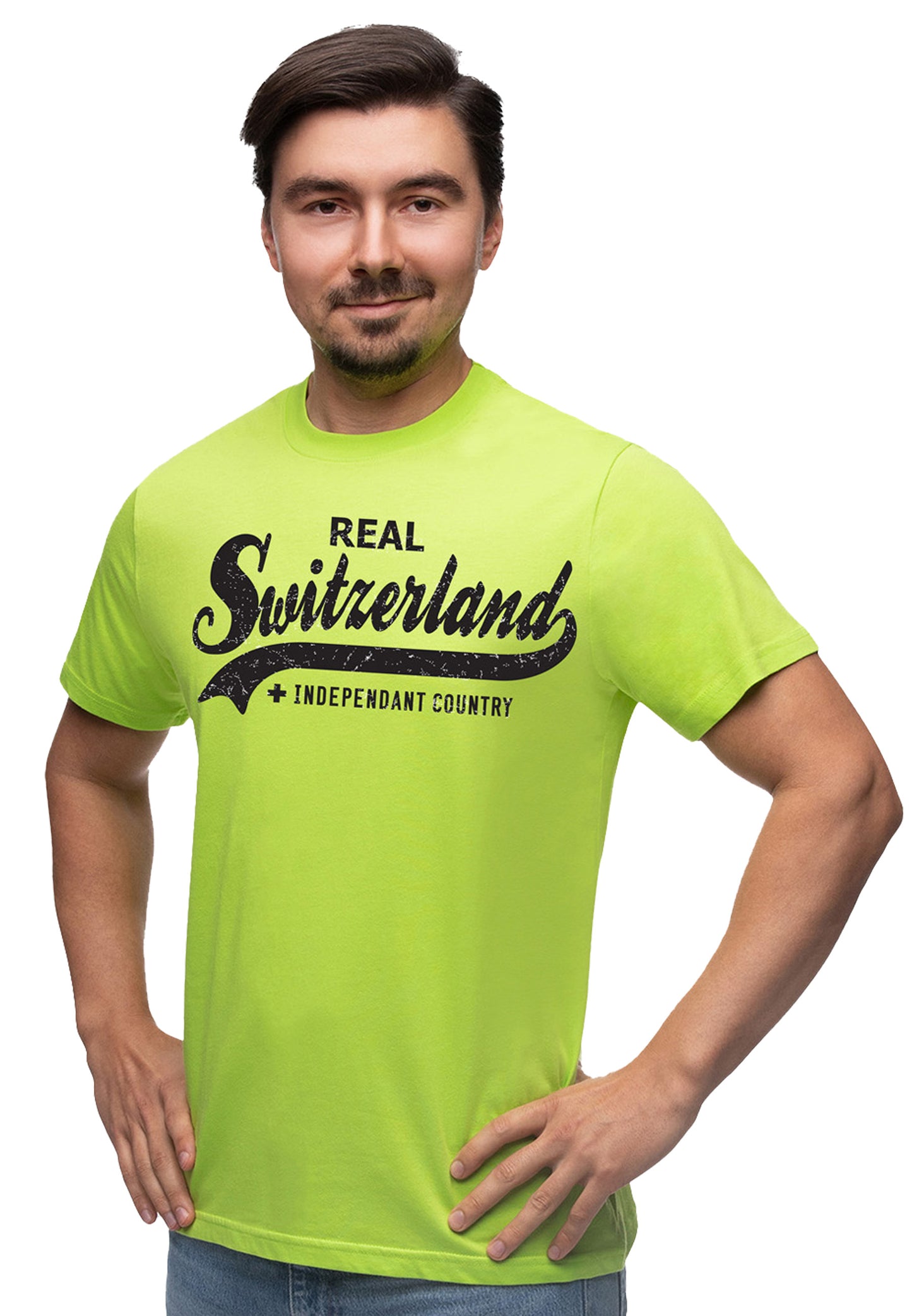 Switcher shirt Real Switzerland color/364 limette