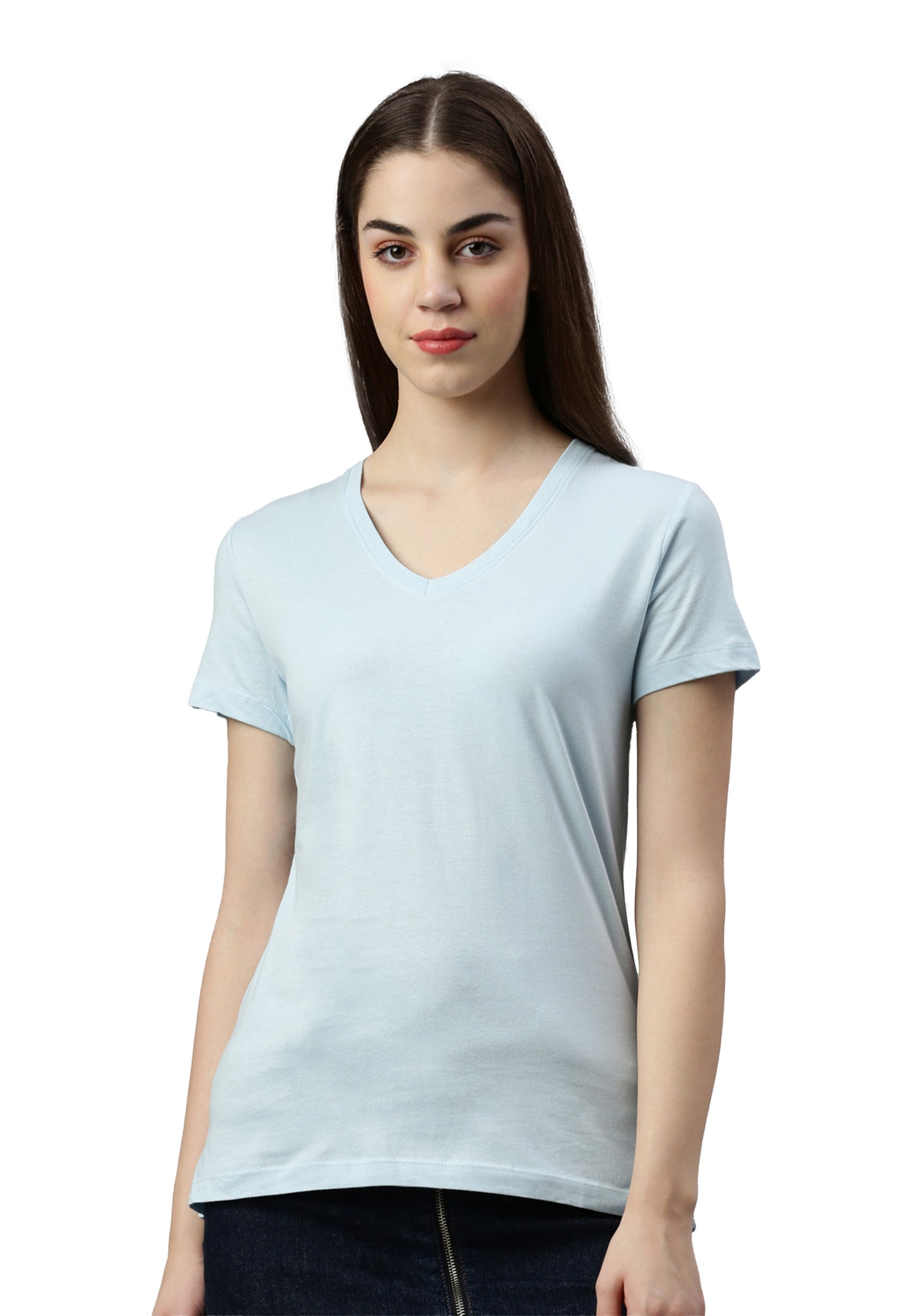 Switcher shirt Lady whale color/204 blue angel