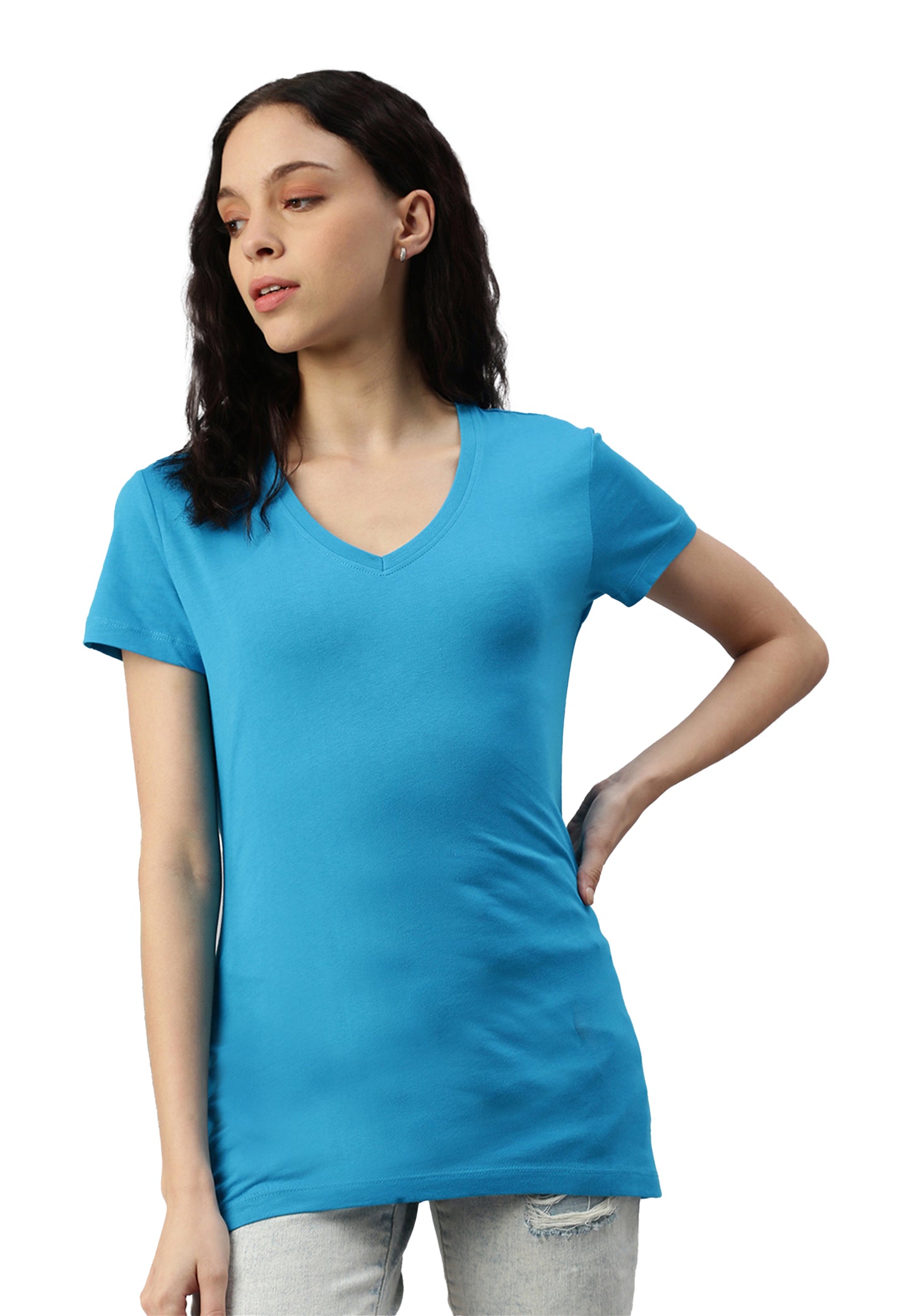 Switcher shirt Lady whale color/288 blue bay