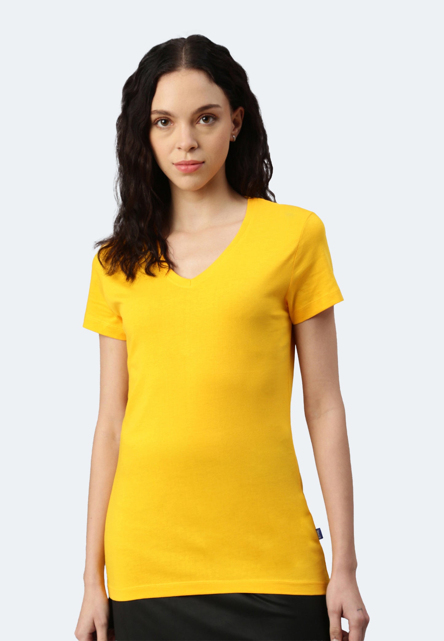 Switcher shirt Lady whale color/53 jaune