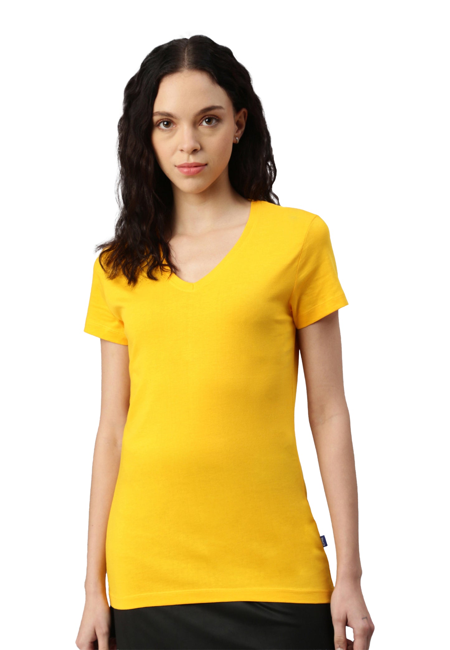 Switcher shirt Lady whale color/53 jaune
