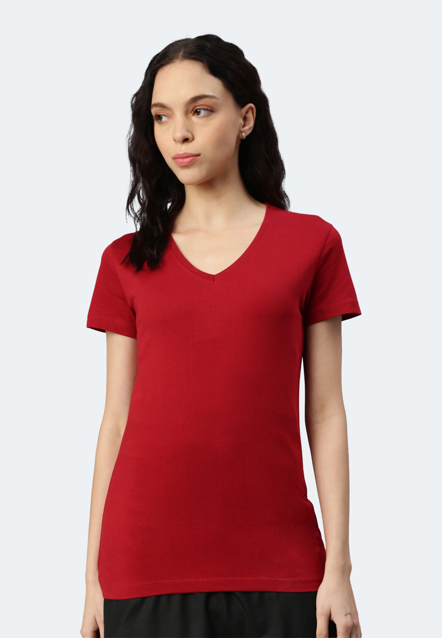 Switcher shirt Lady whale color/107 ketchup