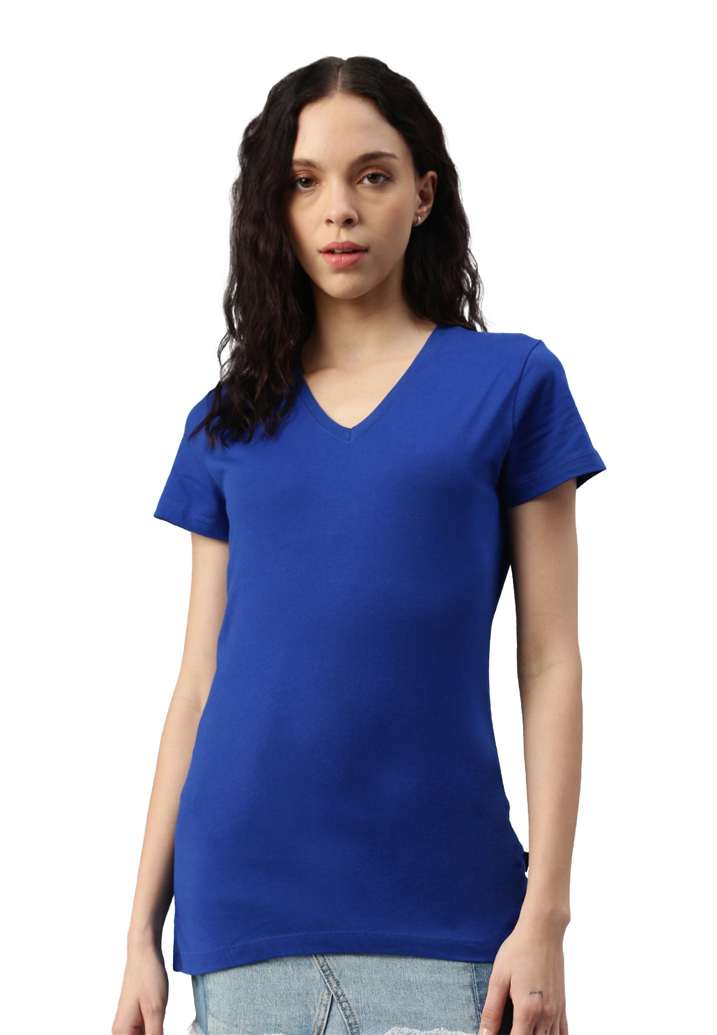 Switcher shirt Lady whale color/259 ocean