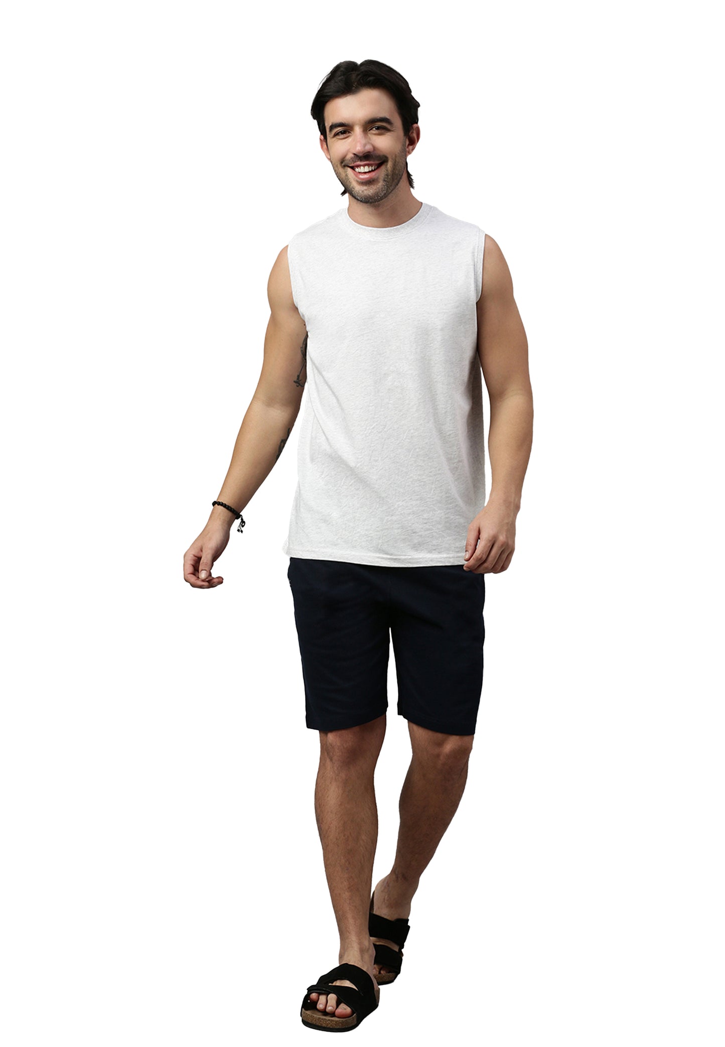 Switcher men's tank top arnie color/1 blanc