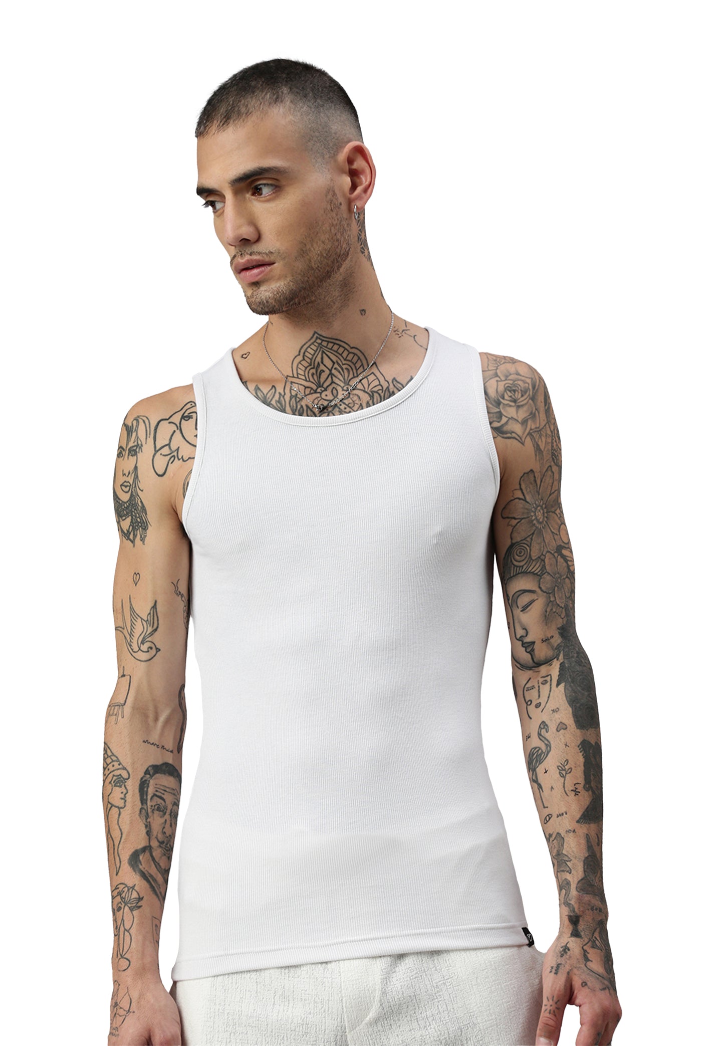Switcher tank top silvester color/1 blanc
