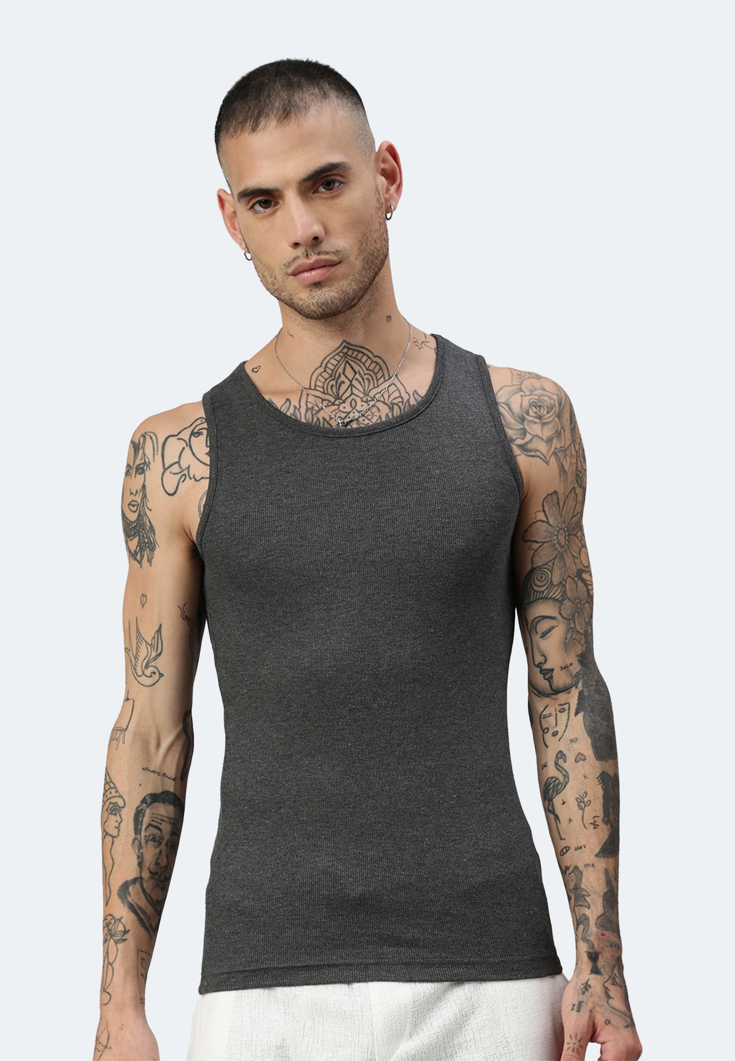 Switcher tank top silvester color/41 noir chine